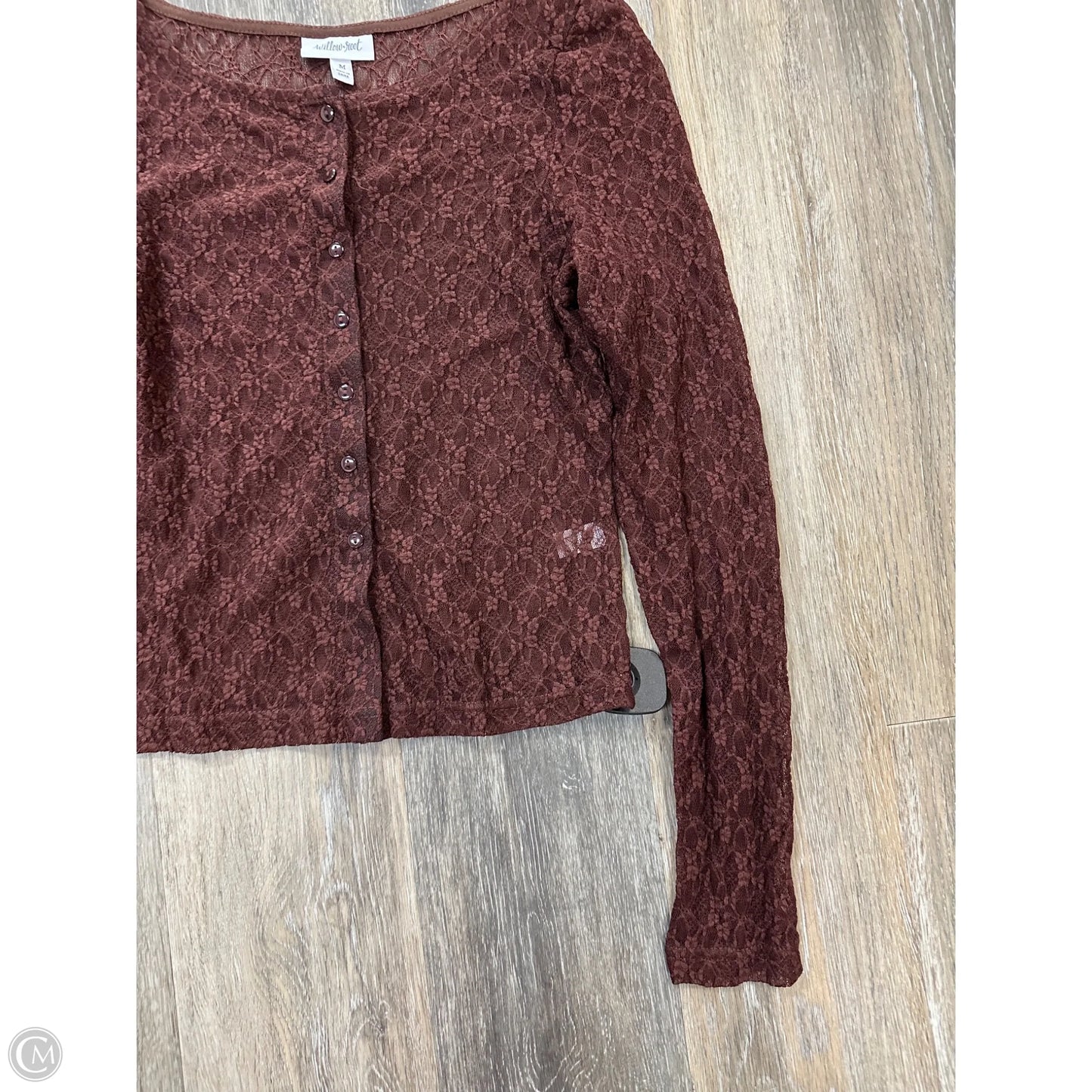 Cardigan By Willow & Root In Brown, Size: M