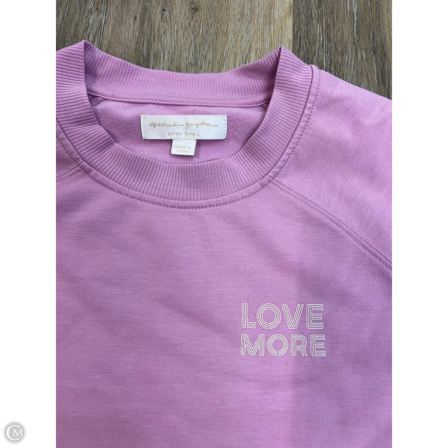 Sweatshirt Crewneck By Spiritual Gangster In Pink, Size: Xs