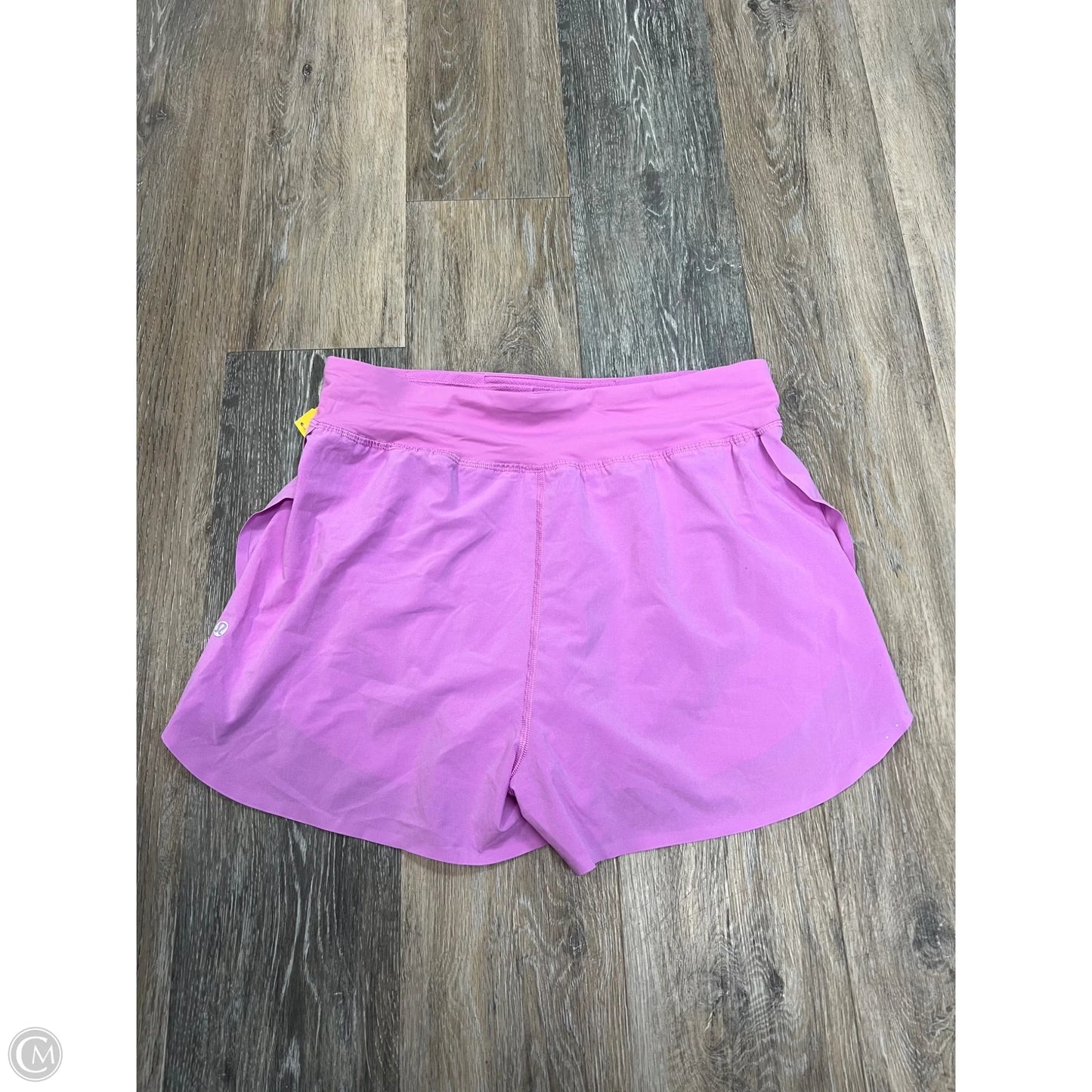 Athletic Shorts By Lululemon In Pink, Size: 8