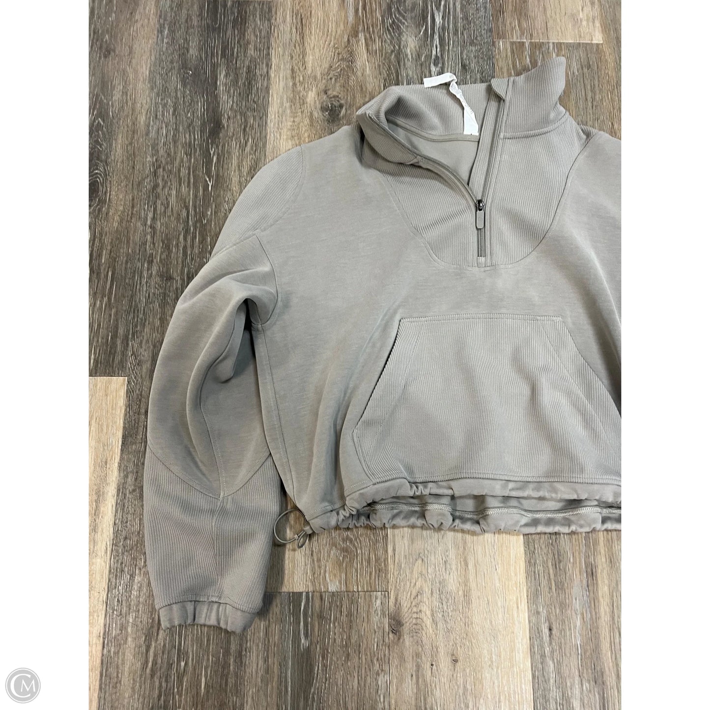 Athletic Sweatshirt Collar By Lululemon In Tan, Size: 10