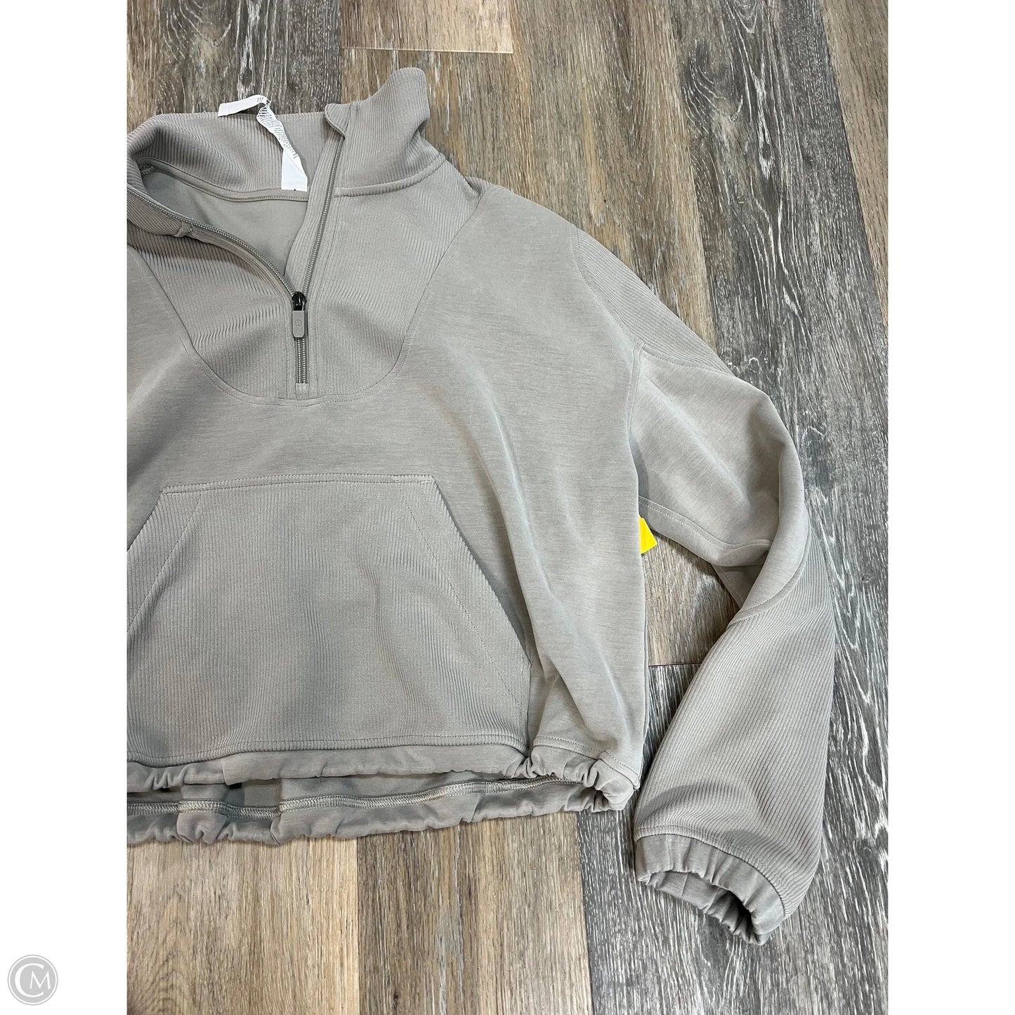 Athletic Sweatshirt Collar By Lululemon In Tan, Size: 10