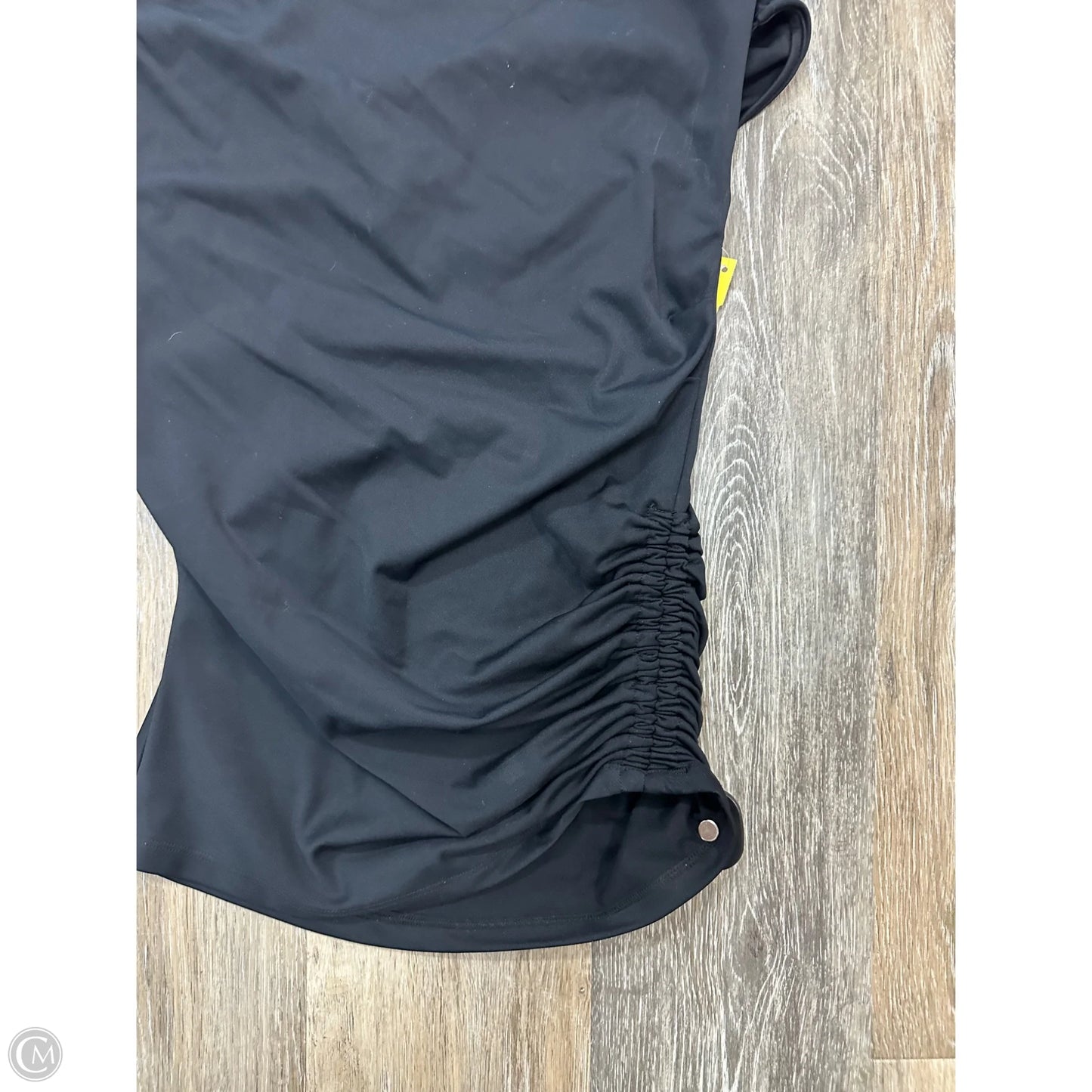 Blouse Short Sleeve By Mod Ref In Black, Size: S