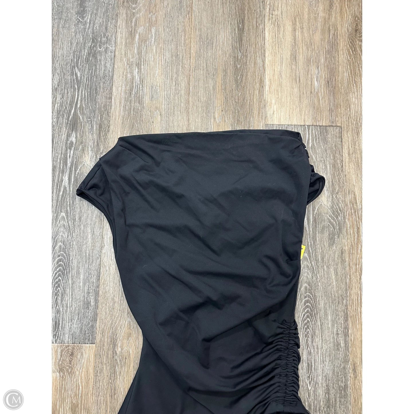 Blouse Short Sleeve By Mod Ref In Black, Size: S