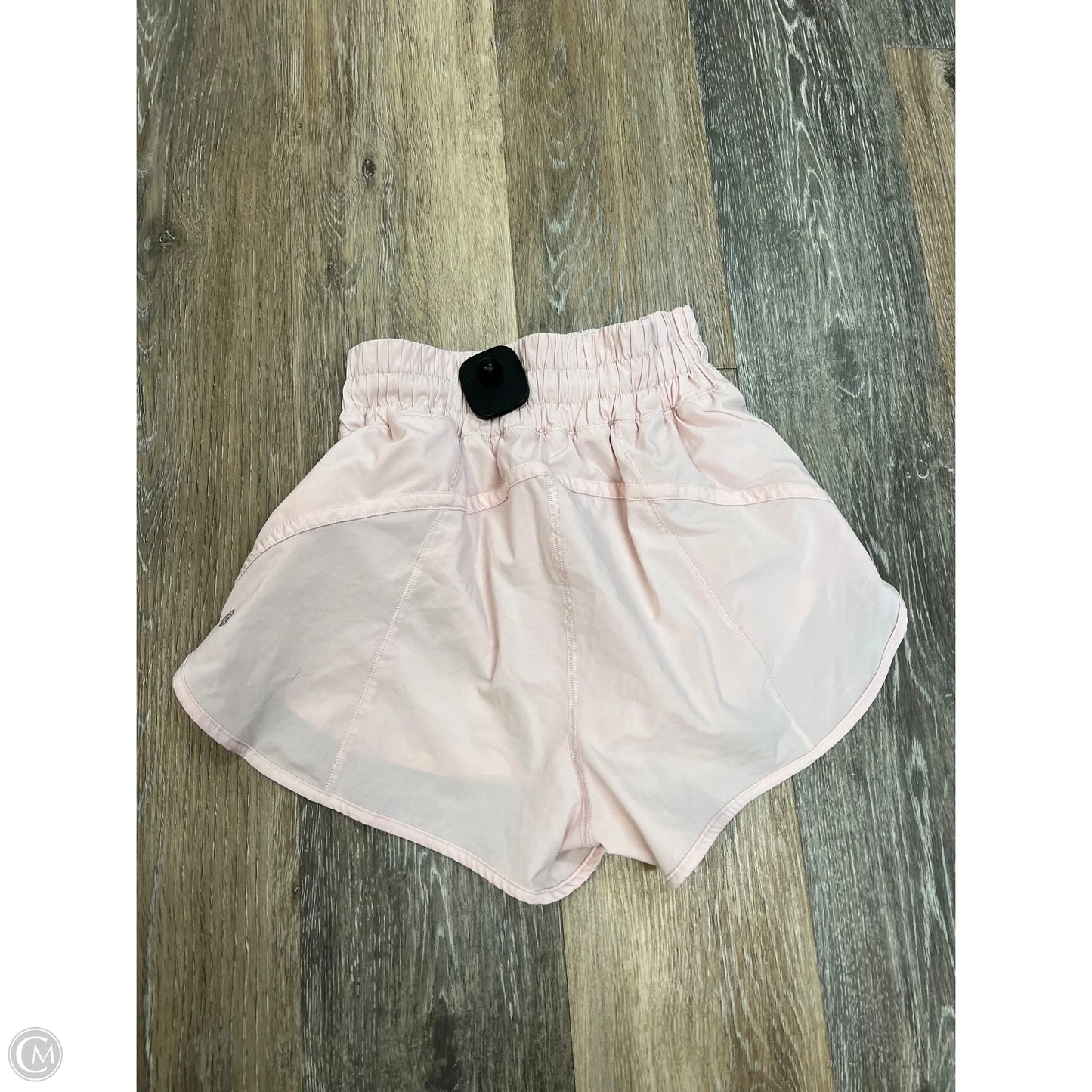 Athletic Shorts By Lululemon In Pink, Size: 4