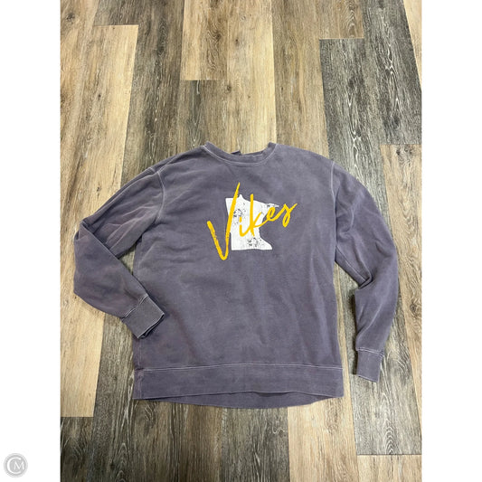 Sweatshirt Crewneck By Independent In Purple, Size: L