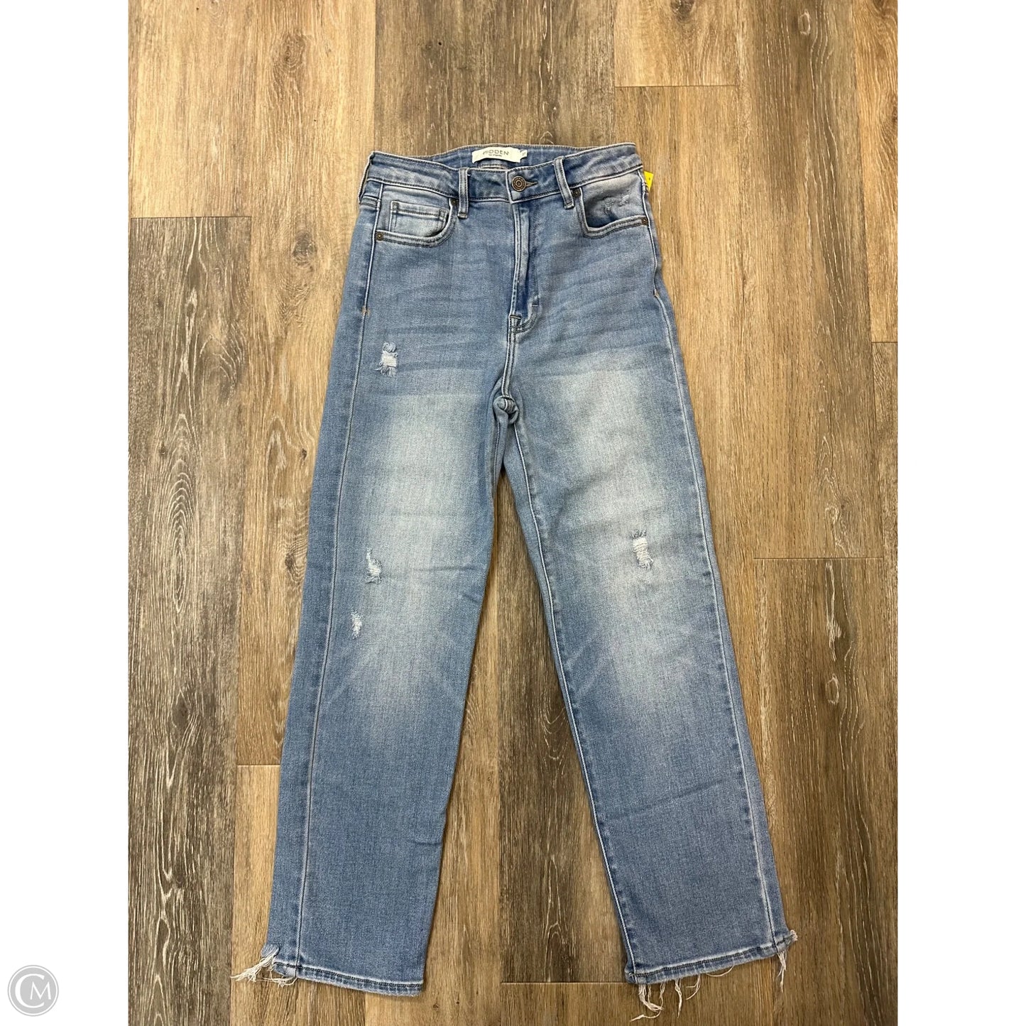 Jeans Straight By Hidden In Blue Denim, Size: 4