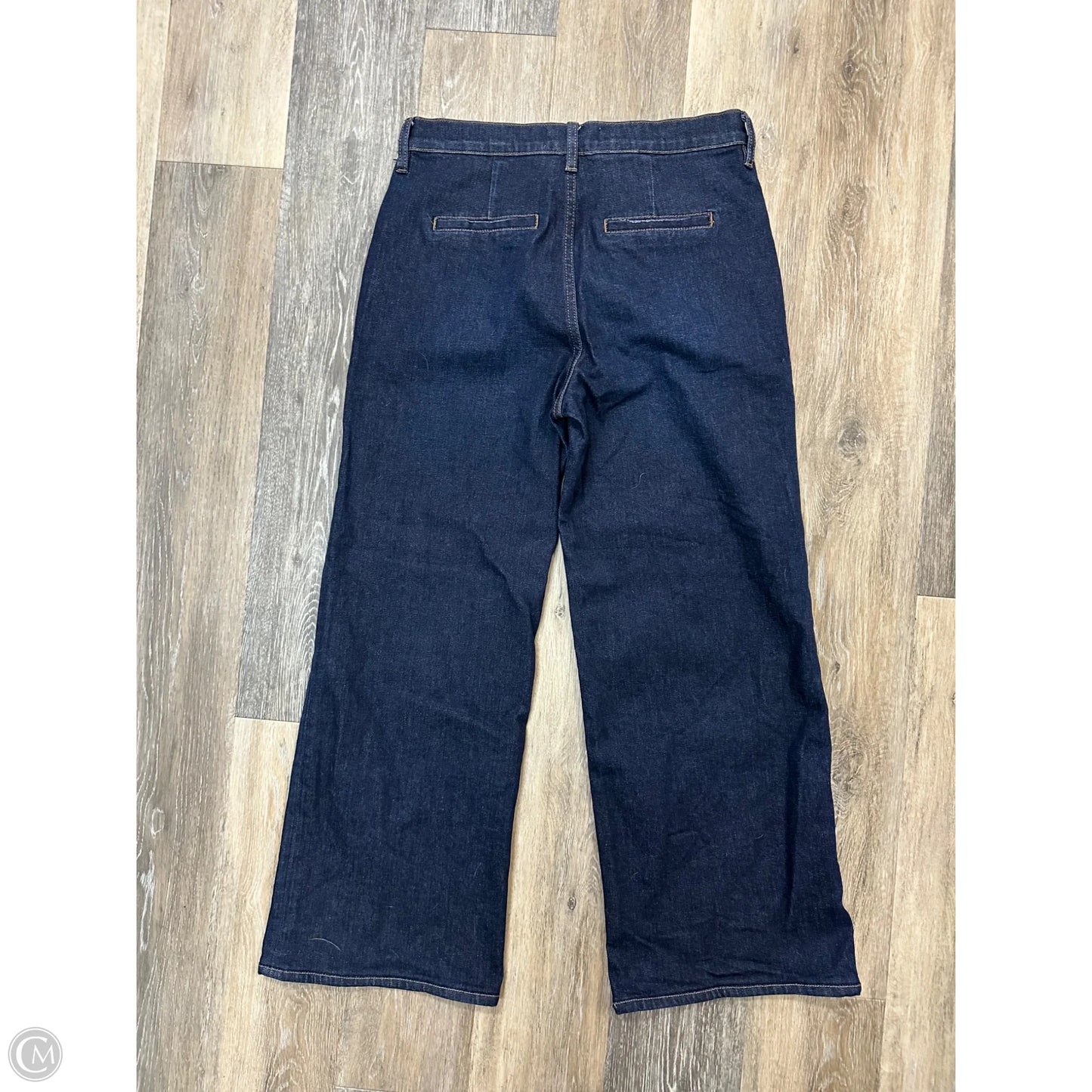 Jeans Wide Leg By Evereve In Blue Denim, Size: 8