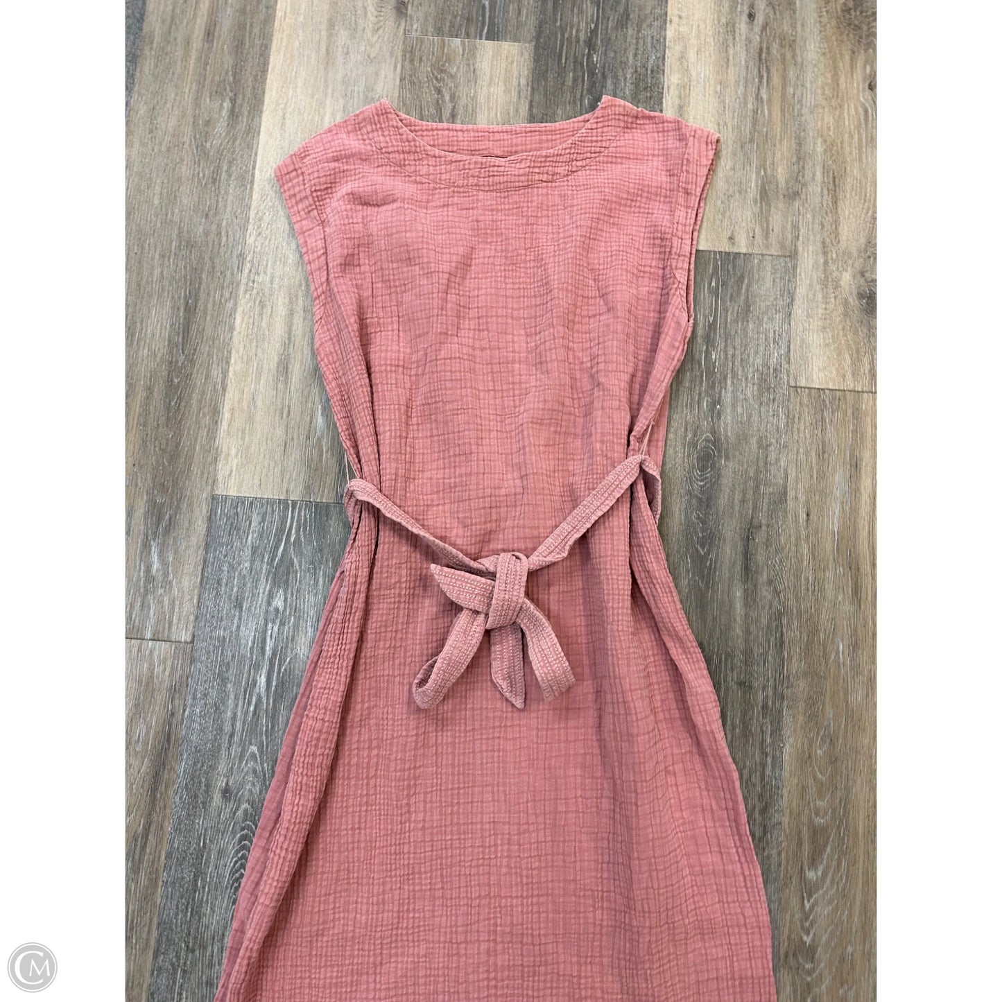 Dress Casual Midi By Faherty In Coral, Size: L