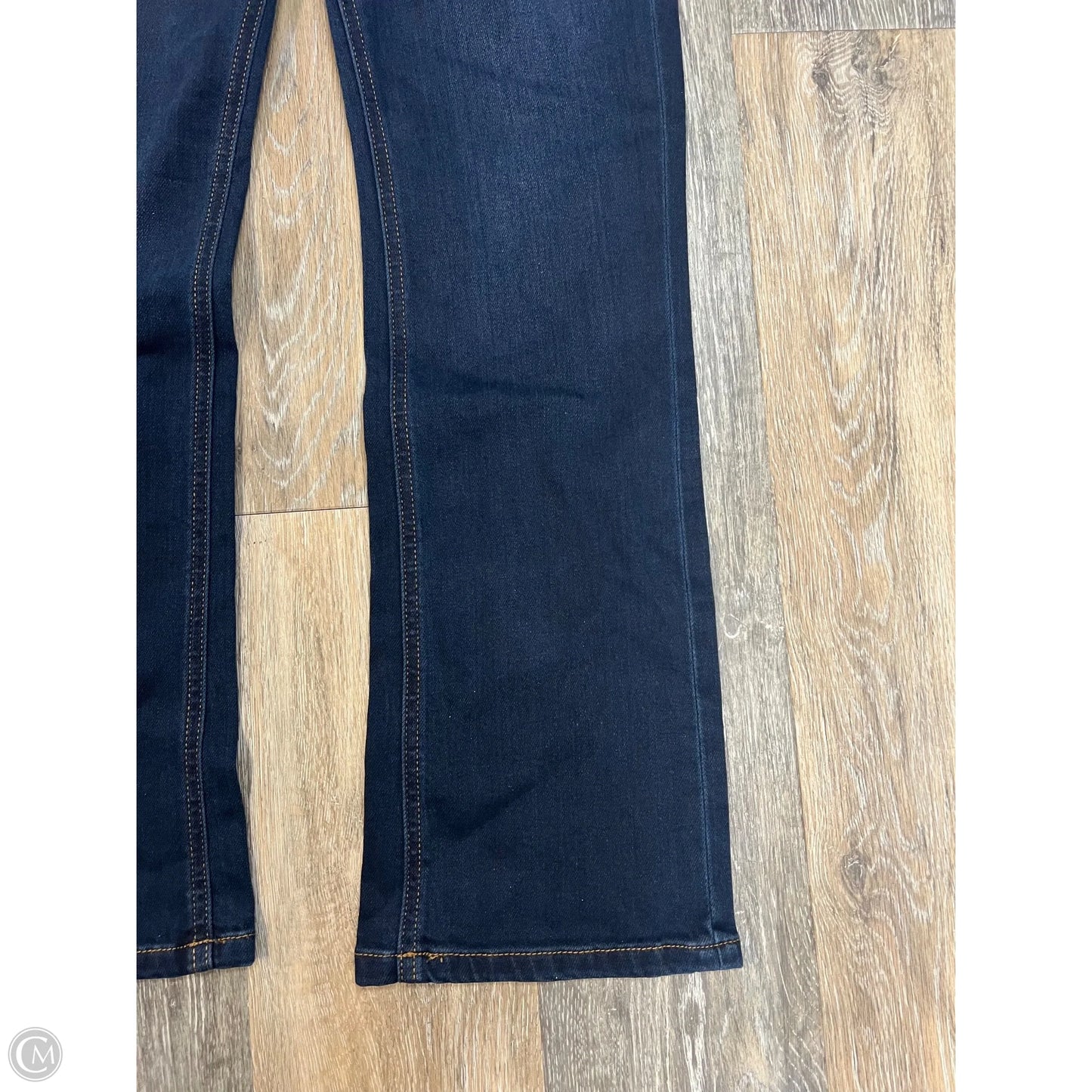 Jeans Flared By Kut In Blue Denim, Size: 0