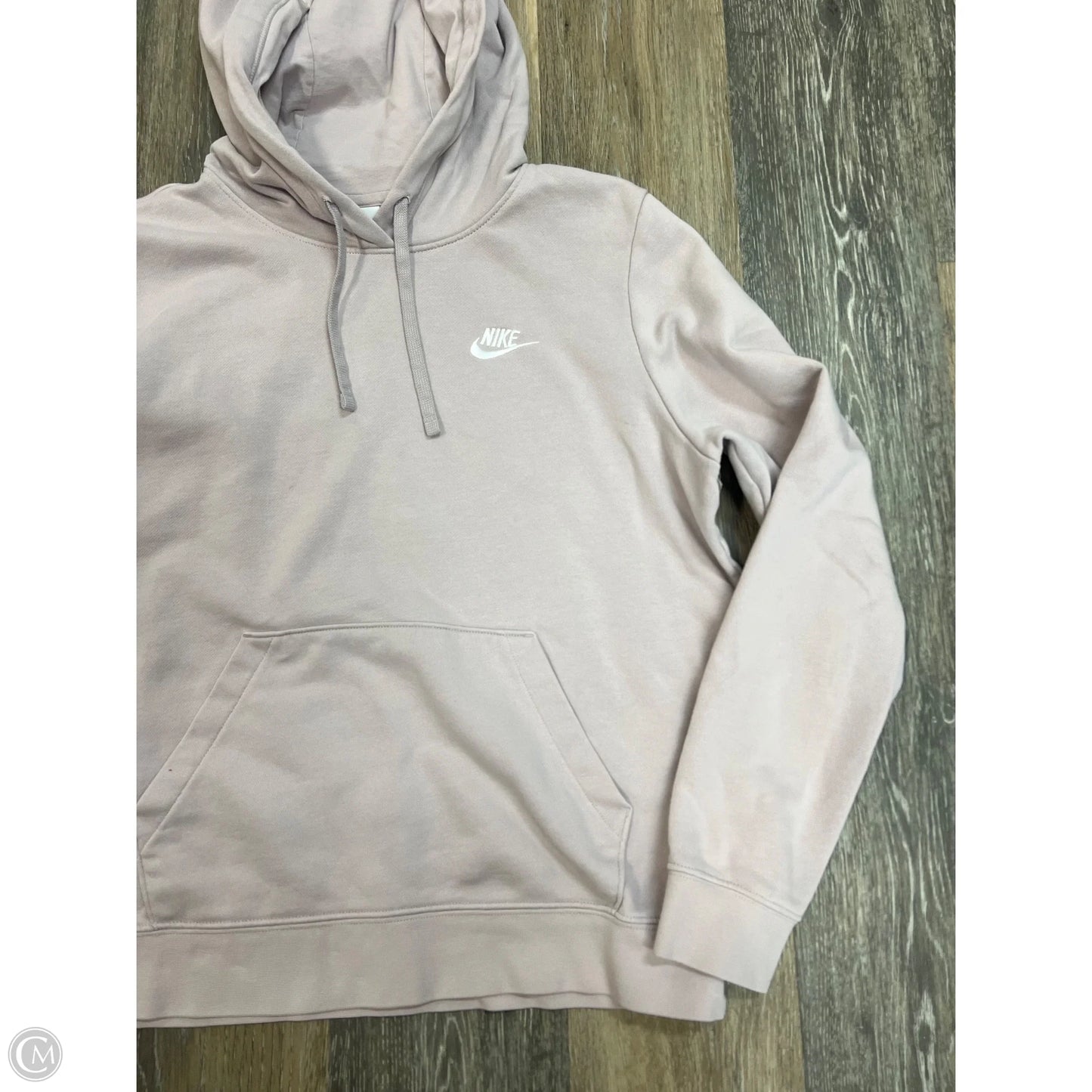 Athletic Sweatshirt Hoodie By Nike Apparel In Purple, Size: M