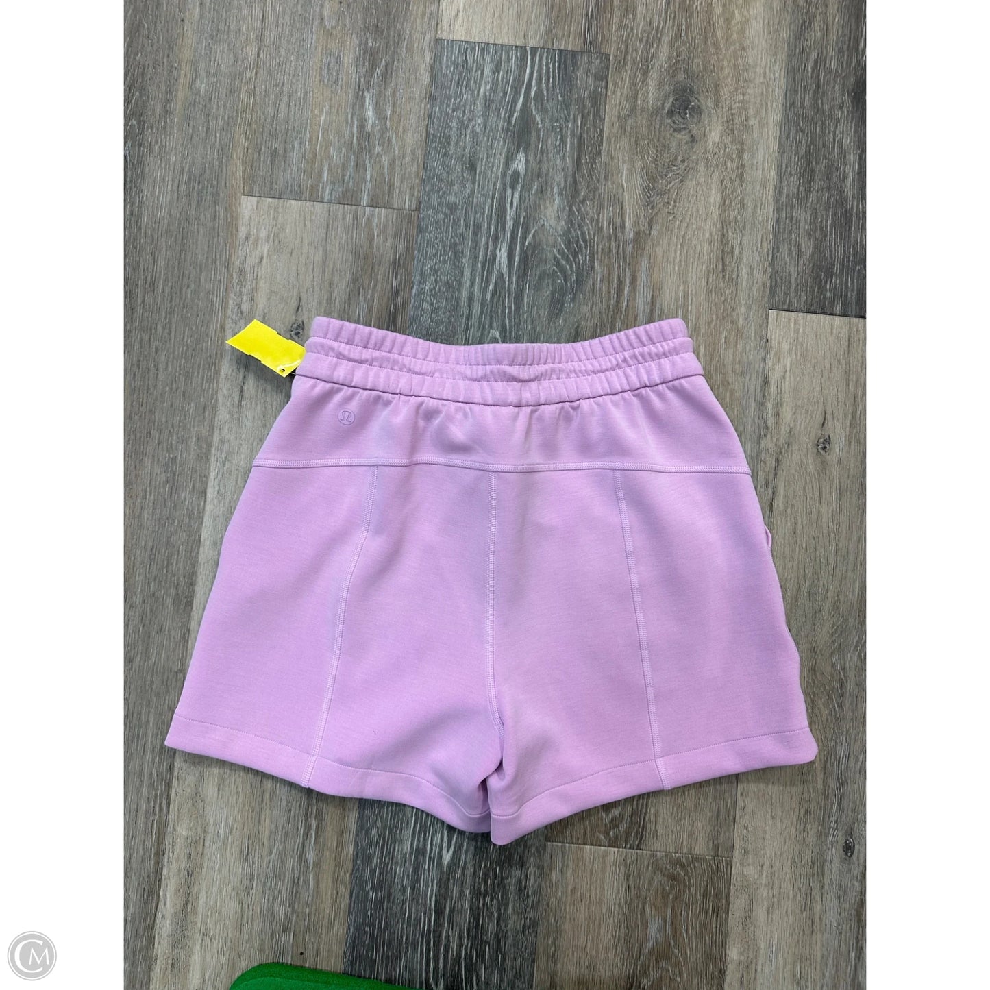 Athletic Shorts By Lululemon In Pink, Size: 4