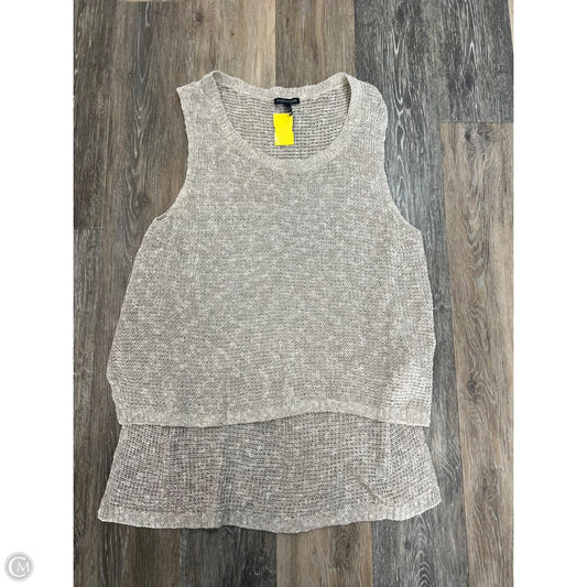 Top Sleeveless By Eileen Fisher In Tan, Size: L