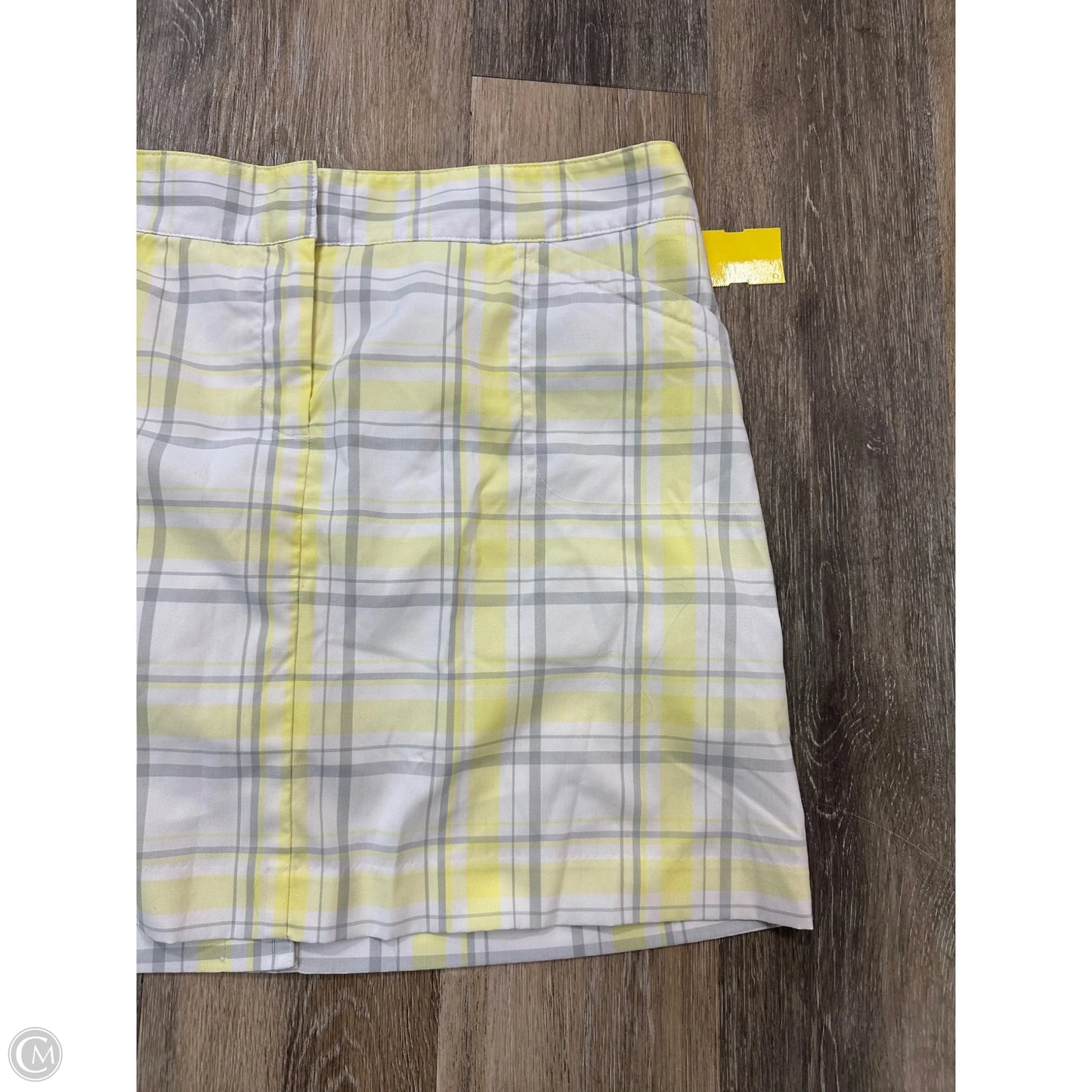 Athletic Skort By Izod In Yellow, Size: 12