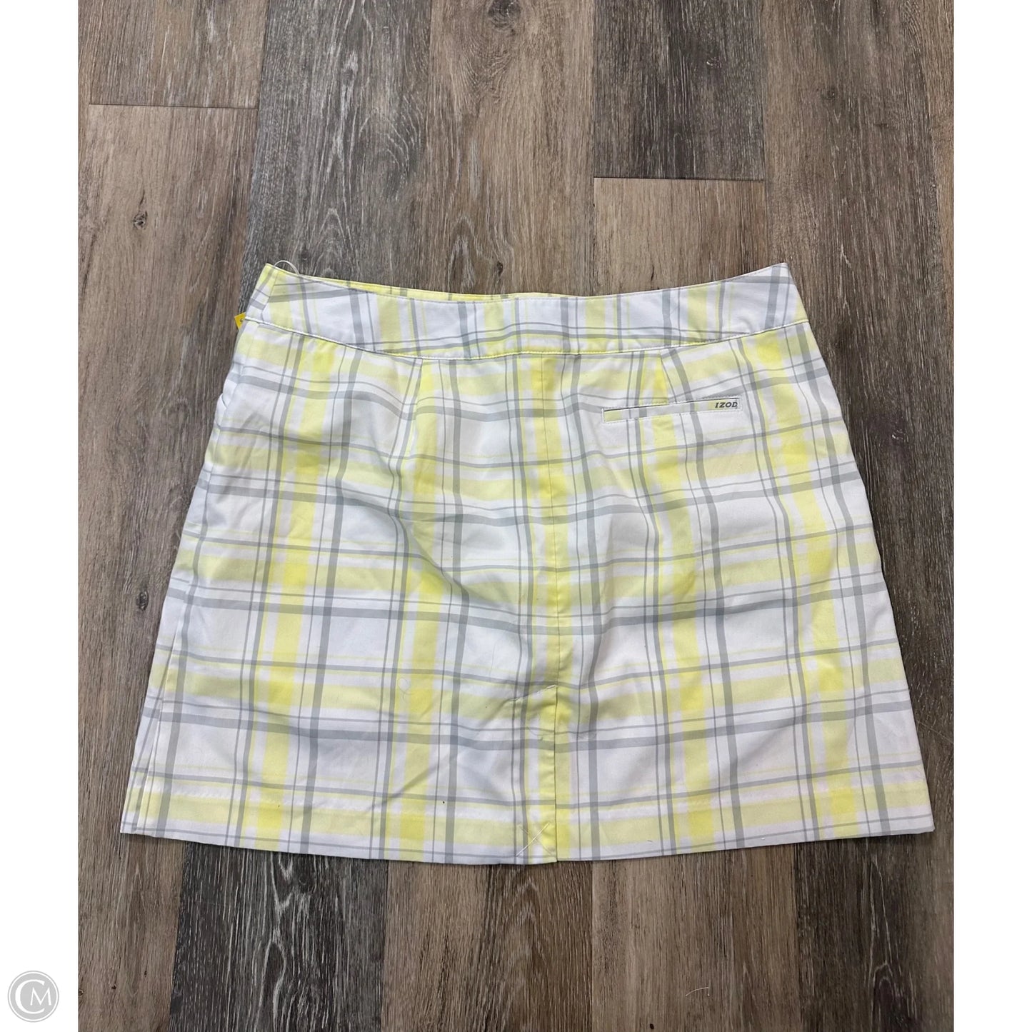 Athletic Skort By Izod In Yellow, Size: 12