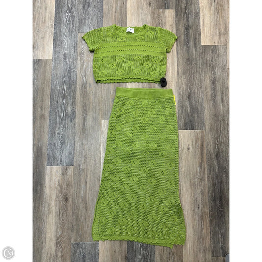Skirt Set 2pc By Callahan In Green, Size: S