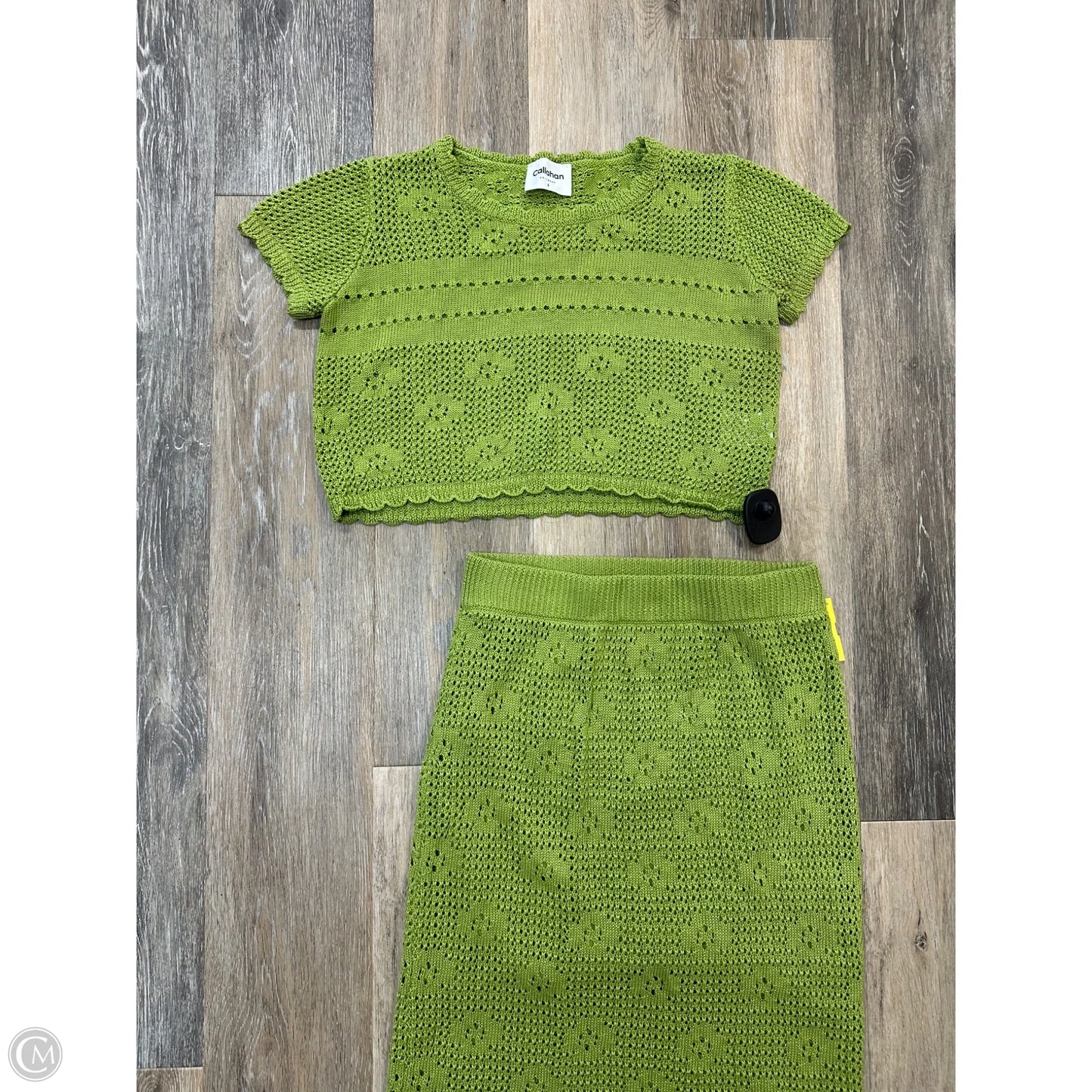 Skirt Set 2pc By Callahan In Green, Size: S