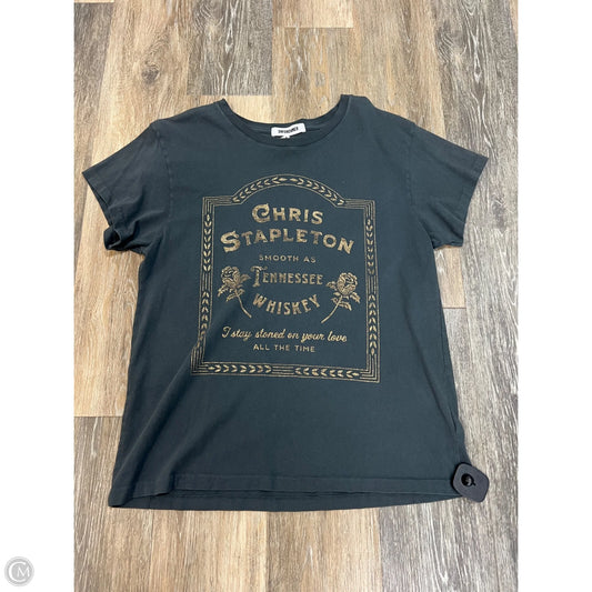 Top Short Sleeve By Daydreamer In Grey, Size: M