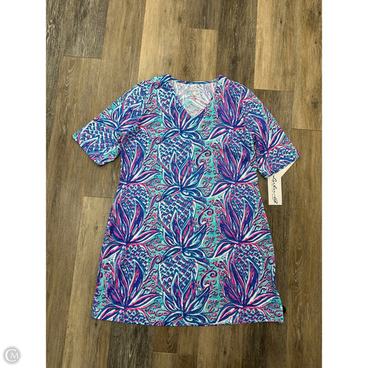 Athletic Dress By Lulu B In Blue, Size: Xl
