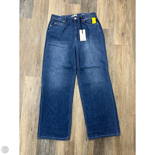 Jeans Wide Leg By Oat In Blue Denim, Size: 12