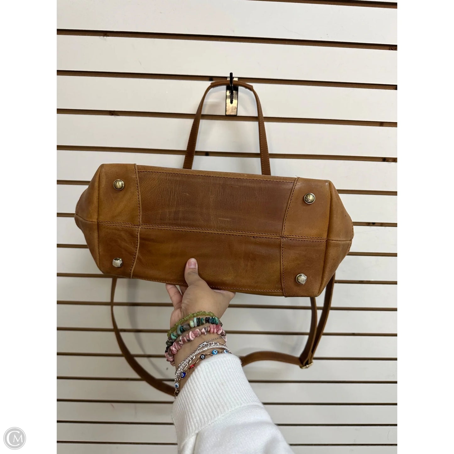 Tote Leather By Cmc, Size: Large