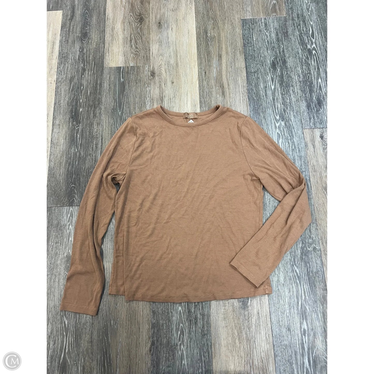 Top Long Sleeve By NUUDS In Tan, Size: Xl