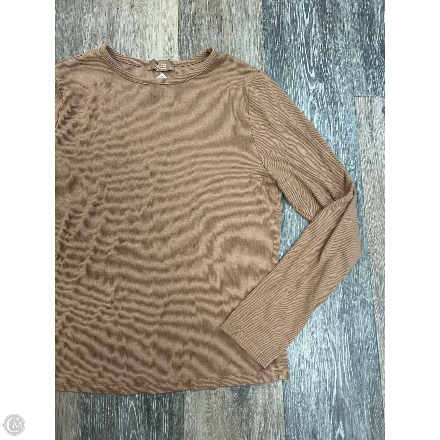 Top Long Sleeve By NUUDS In Tan, Size: Xl