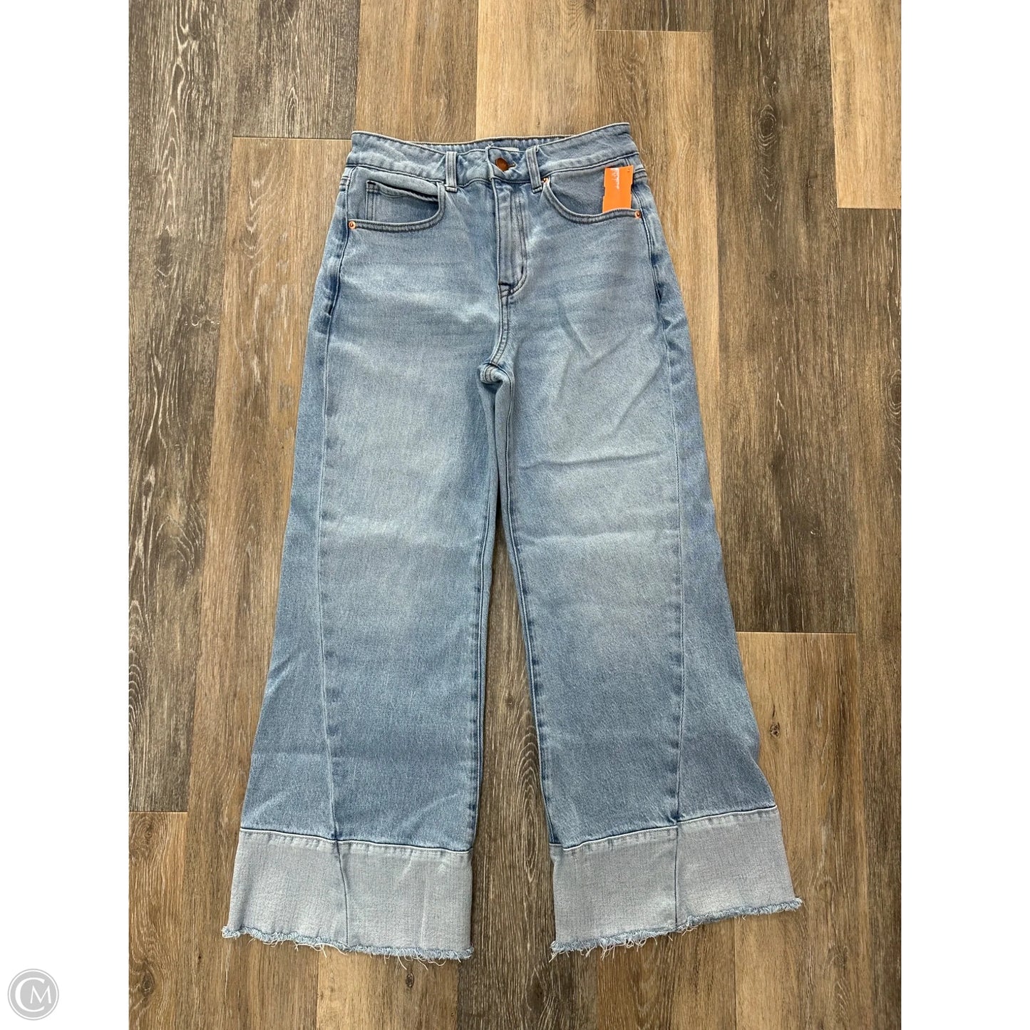 Jeans Wide Leg By Evereve In Blue Denim, Size: 6/28