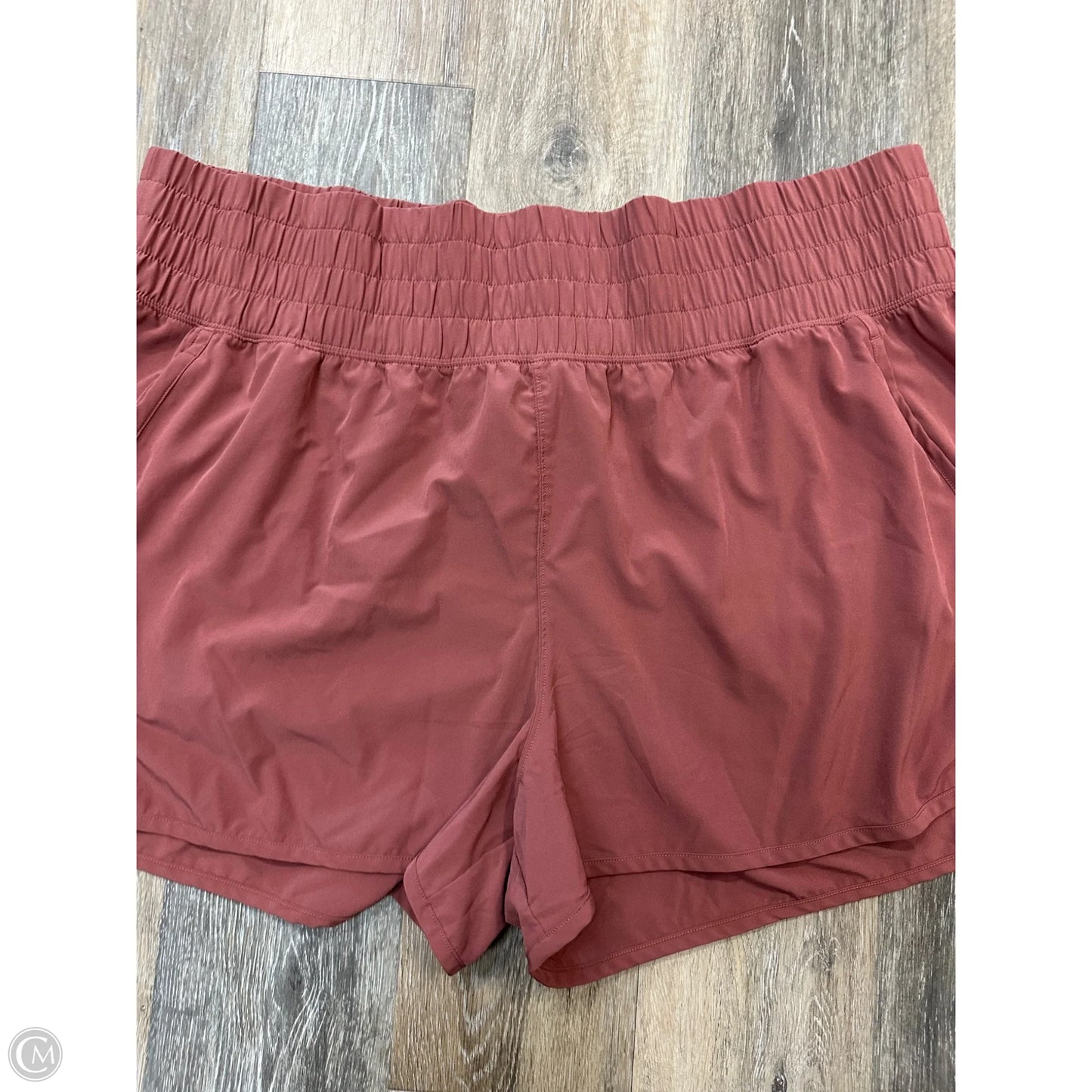 Athletic Shorts By Ypb In Mauve, Size: Xxl