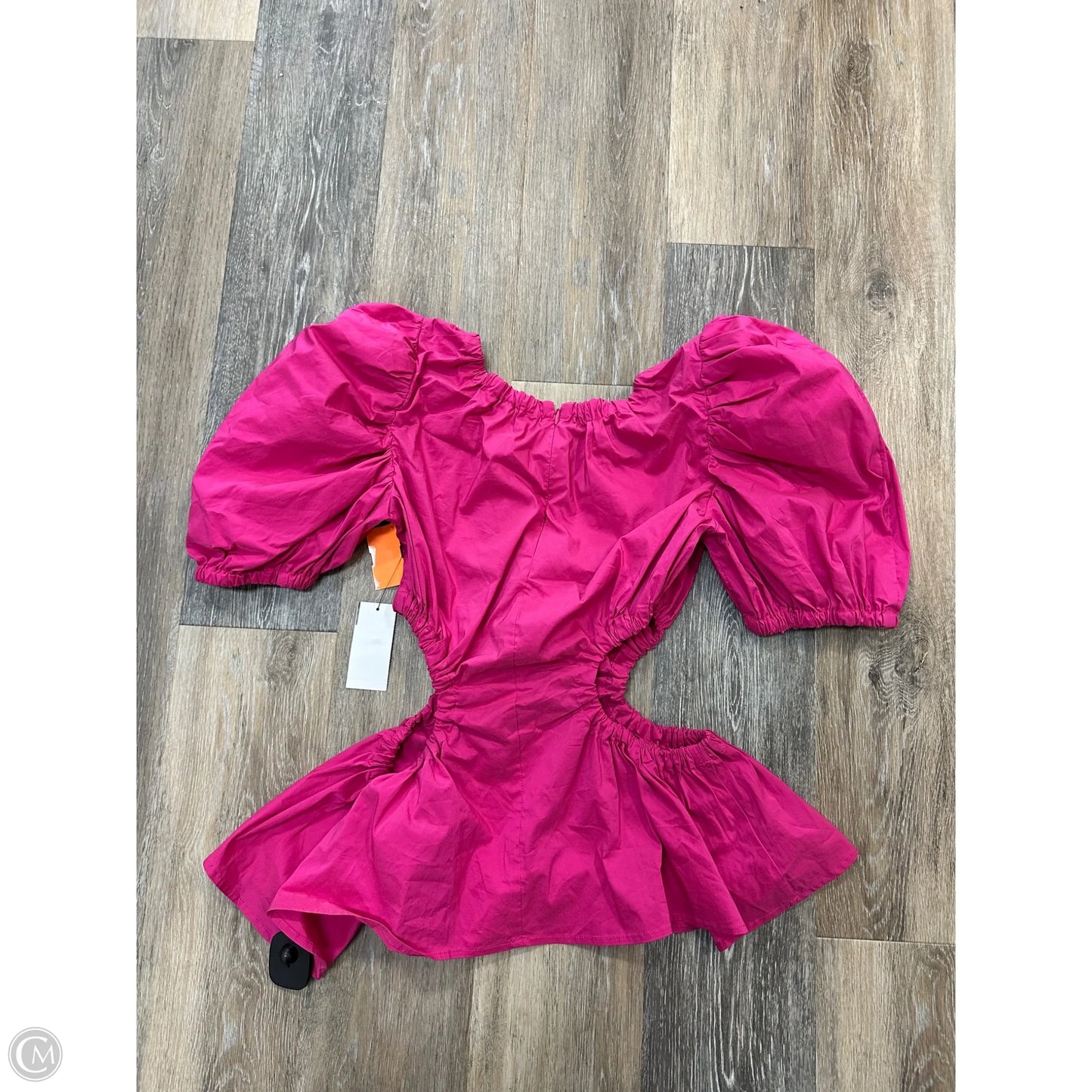 Blouse Short Sleeve By Astr The Label In Pink, Size: S