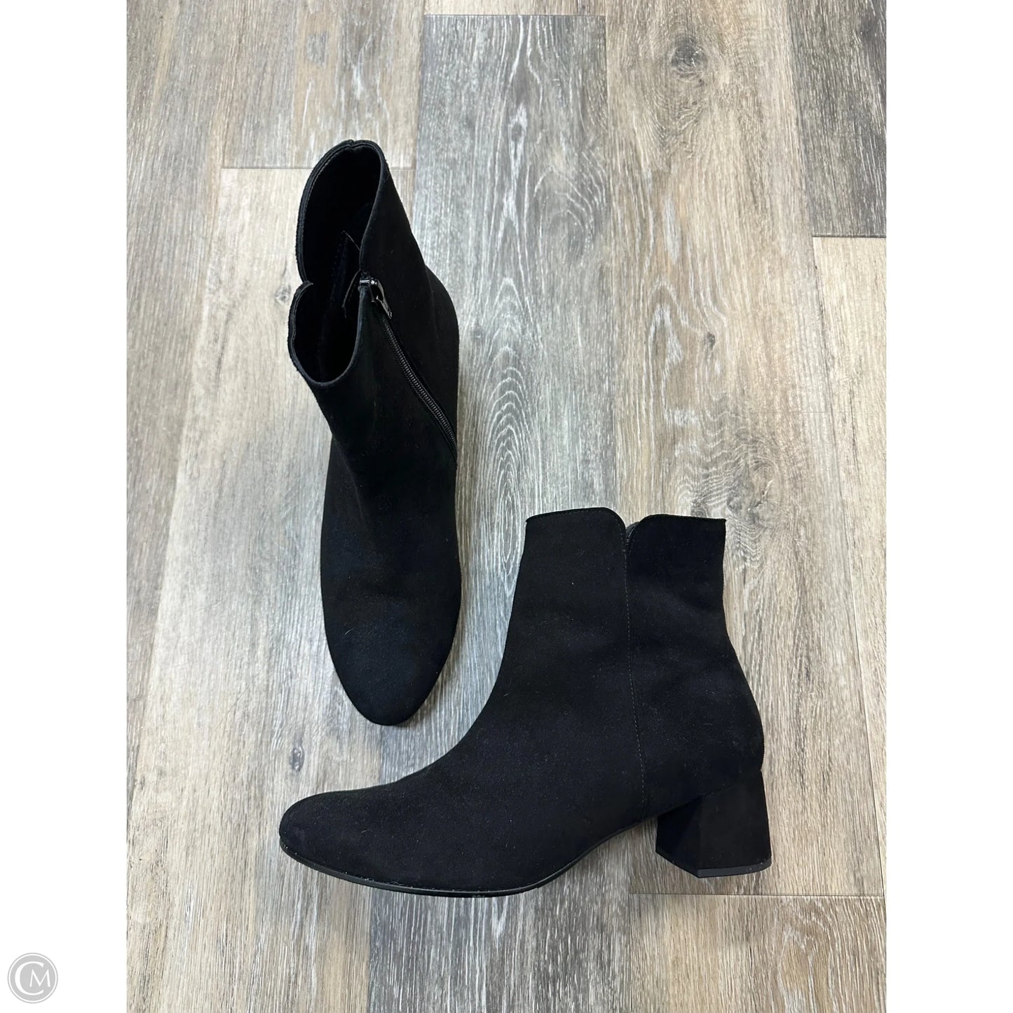 Boots Leather By Gabor In Black, Size: 7.5