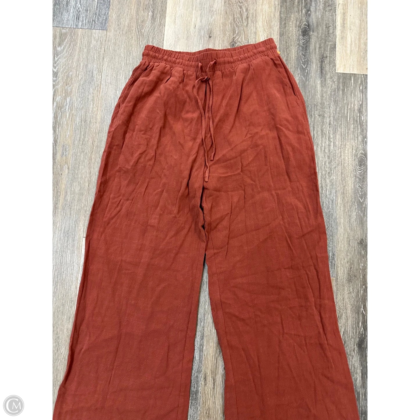 Pants Linen By Wishlist In Orange, Size: L