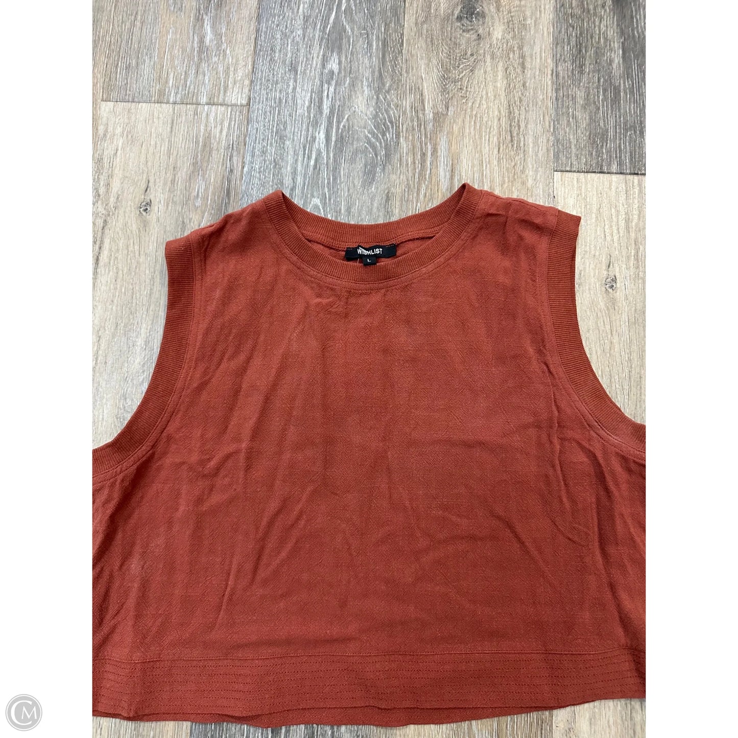 Tank Top By Wishlist In Orange, Size: L