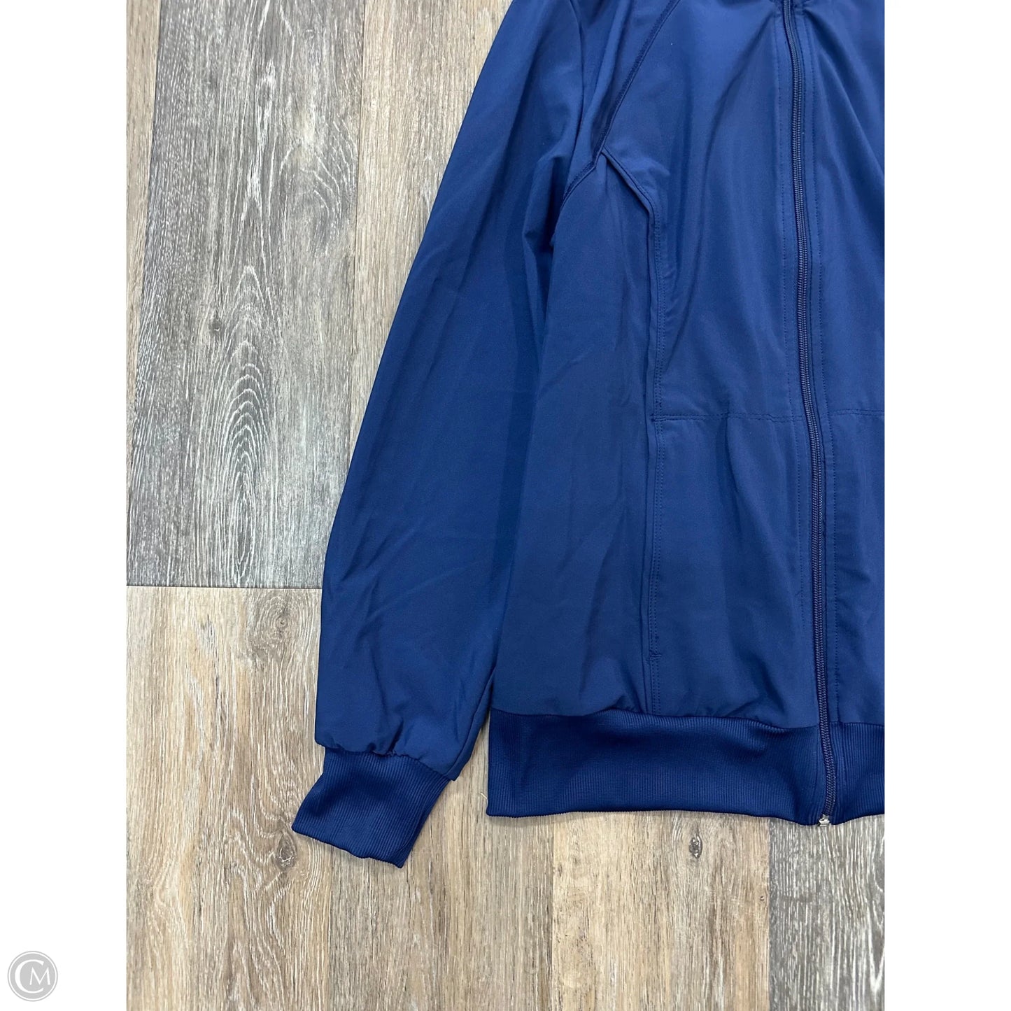 Scrub Jacket By Cherokee In Navy, Size: L
