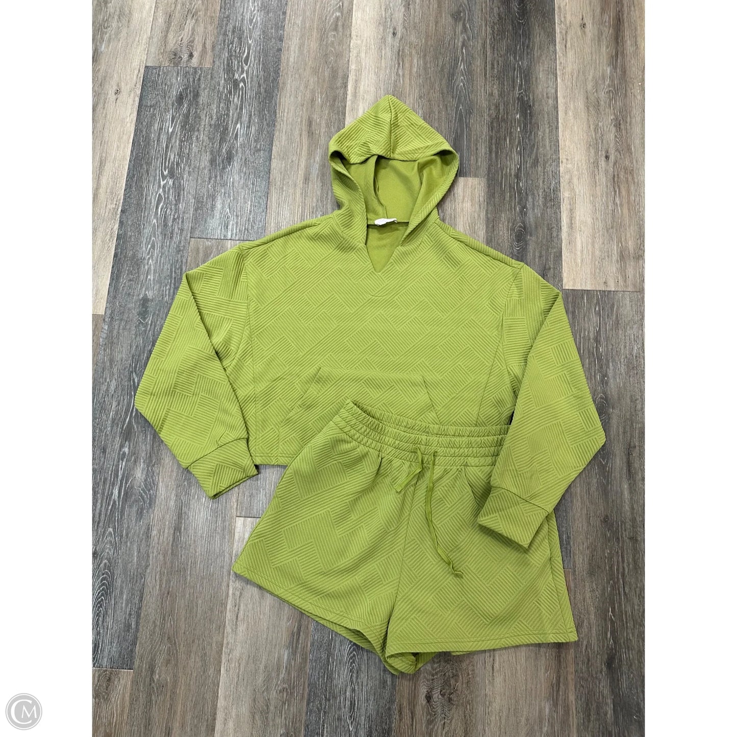 Shorts Set By Pink Lily In Green, Size: M
