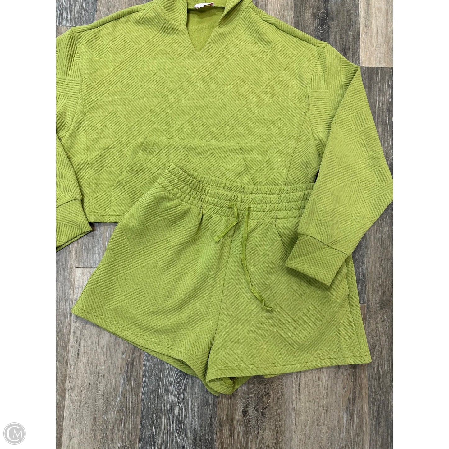 Shorts Set By Pink Lily In Green, Size: M