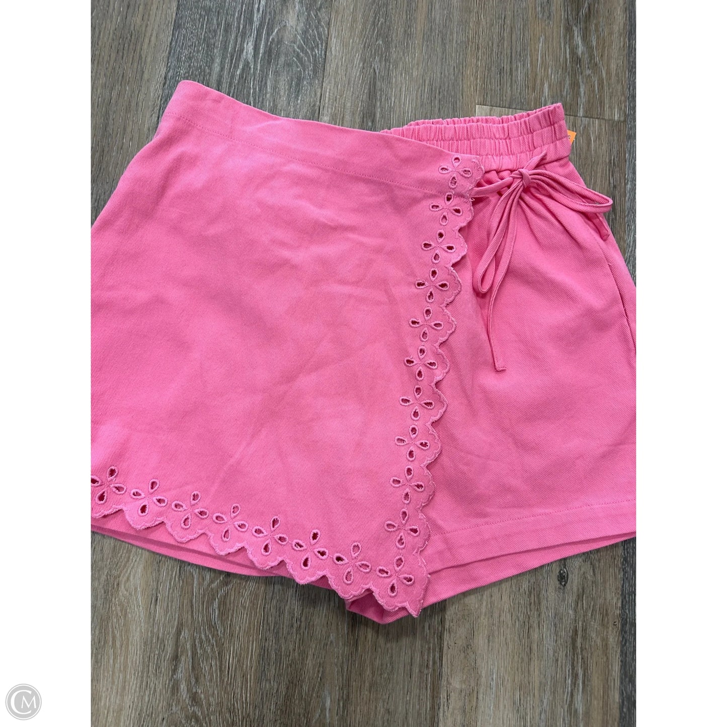 Skort By Entro In Pink Denim, Size: L