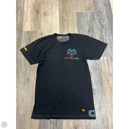 Top Short Sleeve By Aviator Nation In Grey, Size: S