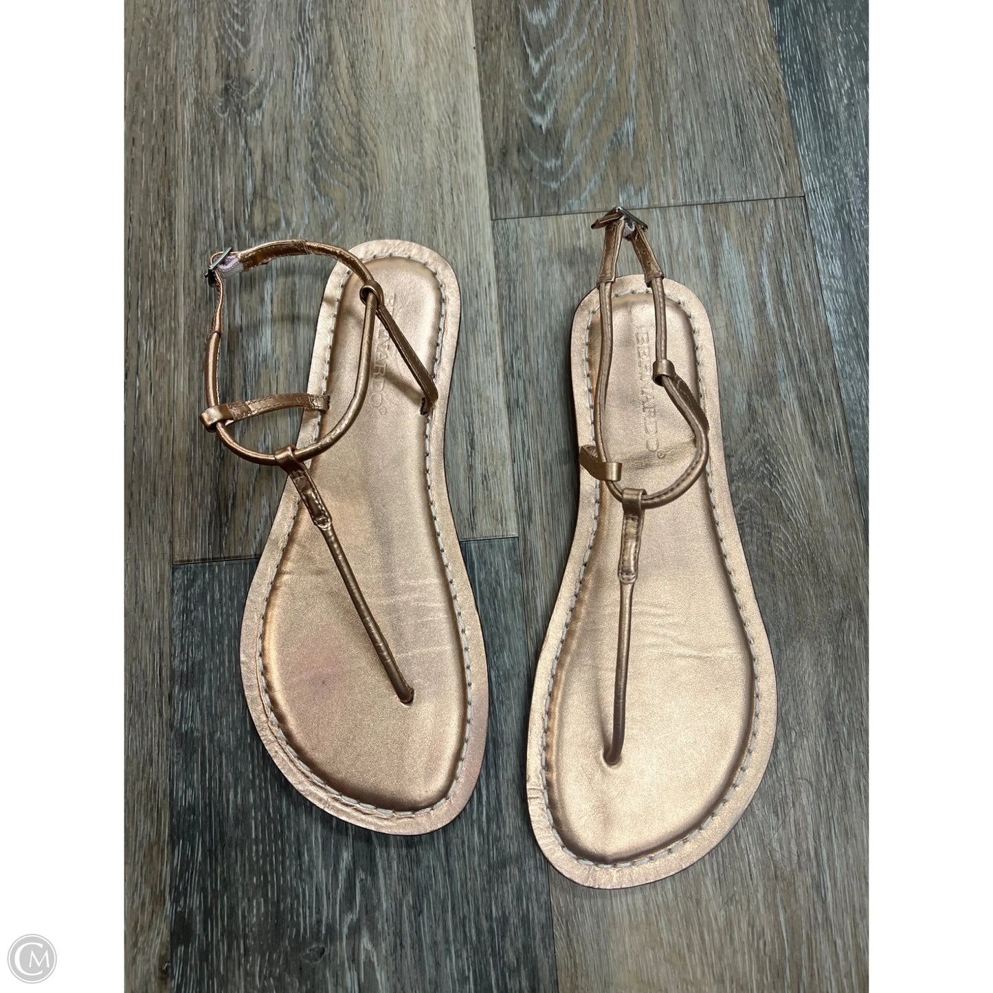 Sandals Flats By Bernardo In Rose Gold, Size: 8