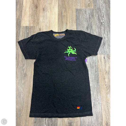 Top Short Sleeve By Aviator Nation In Multi-colored, Size: S