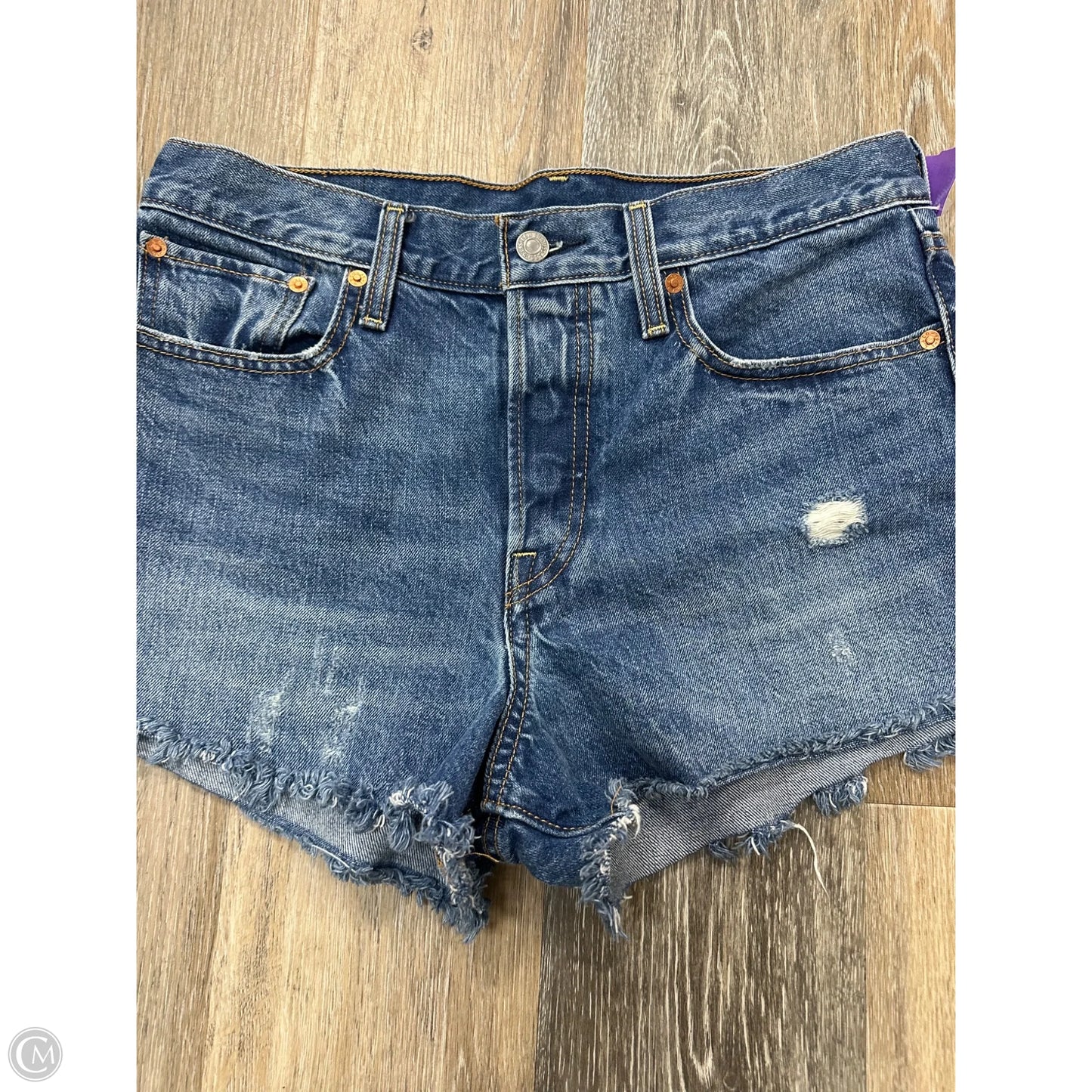 Shorts By Levis In Blue Denim, Size: 10