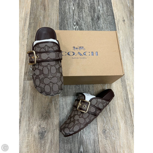 Shoes Designer By Coach In Brown, Size: 7