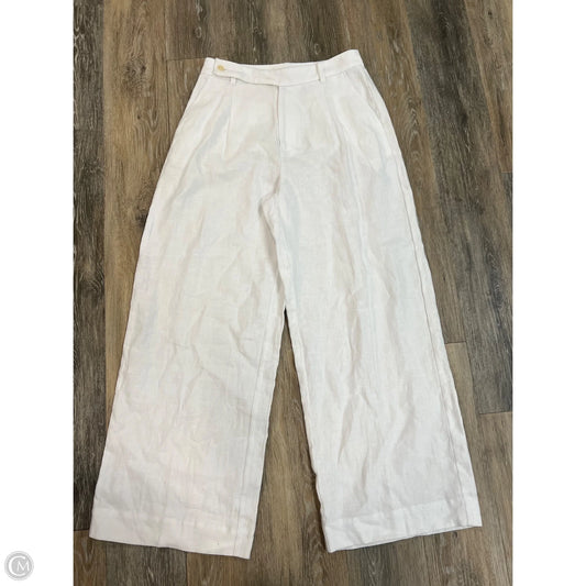 Pants Linen By Madewell In White, Size: 6