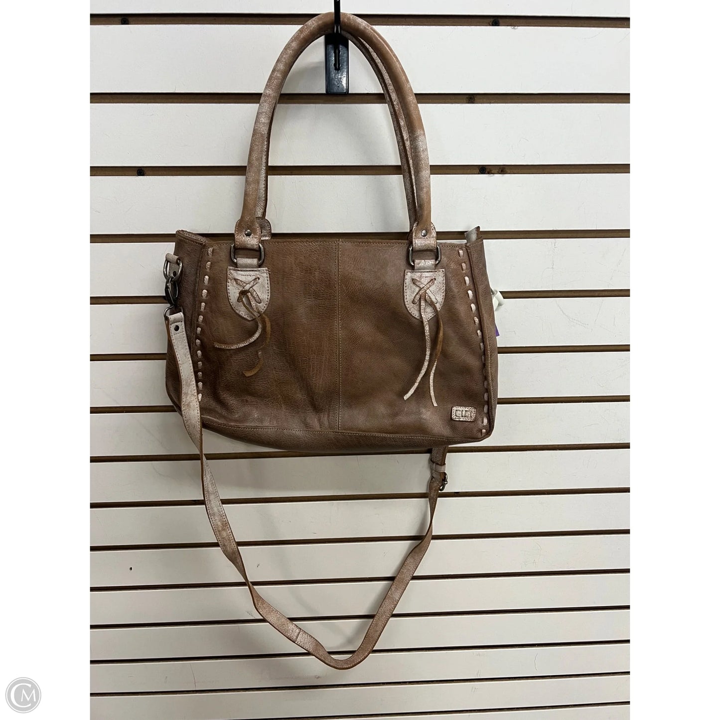 Handbag Leather By Bed Stu, Size: Large