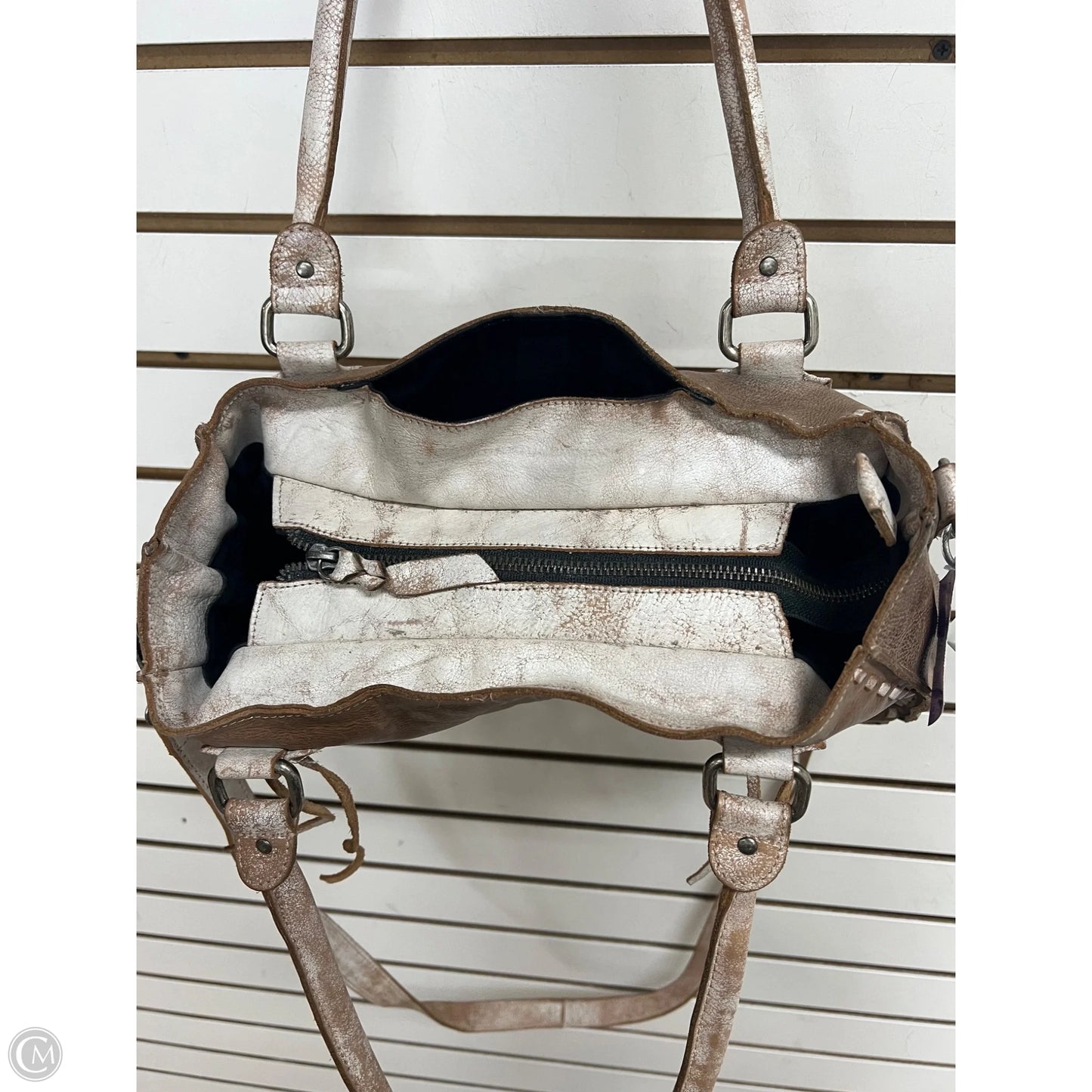 Handbag Leather By Bed Stu, Size: Large