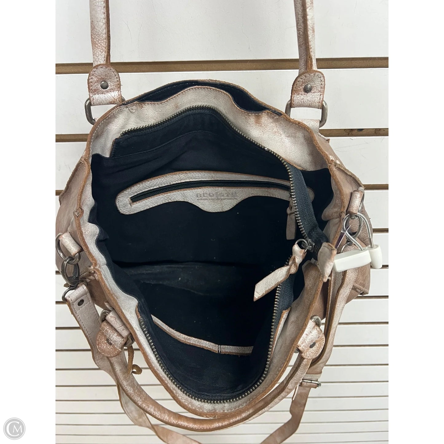 Handbag Leather By Bed Stu, Size: Large
