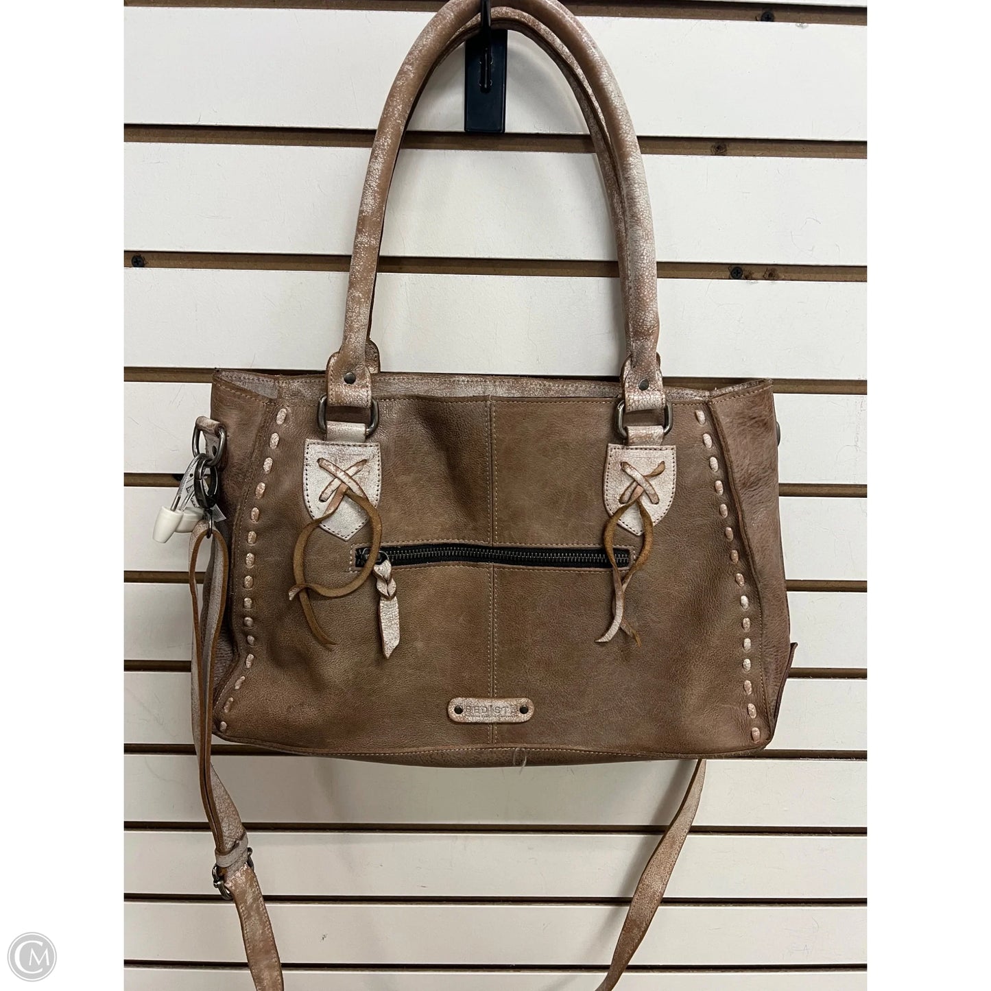 Handbag Leather By Bed Stu, Size: Large
