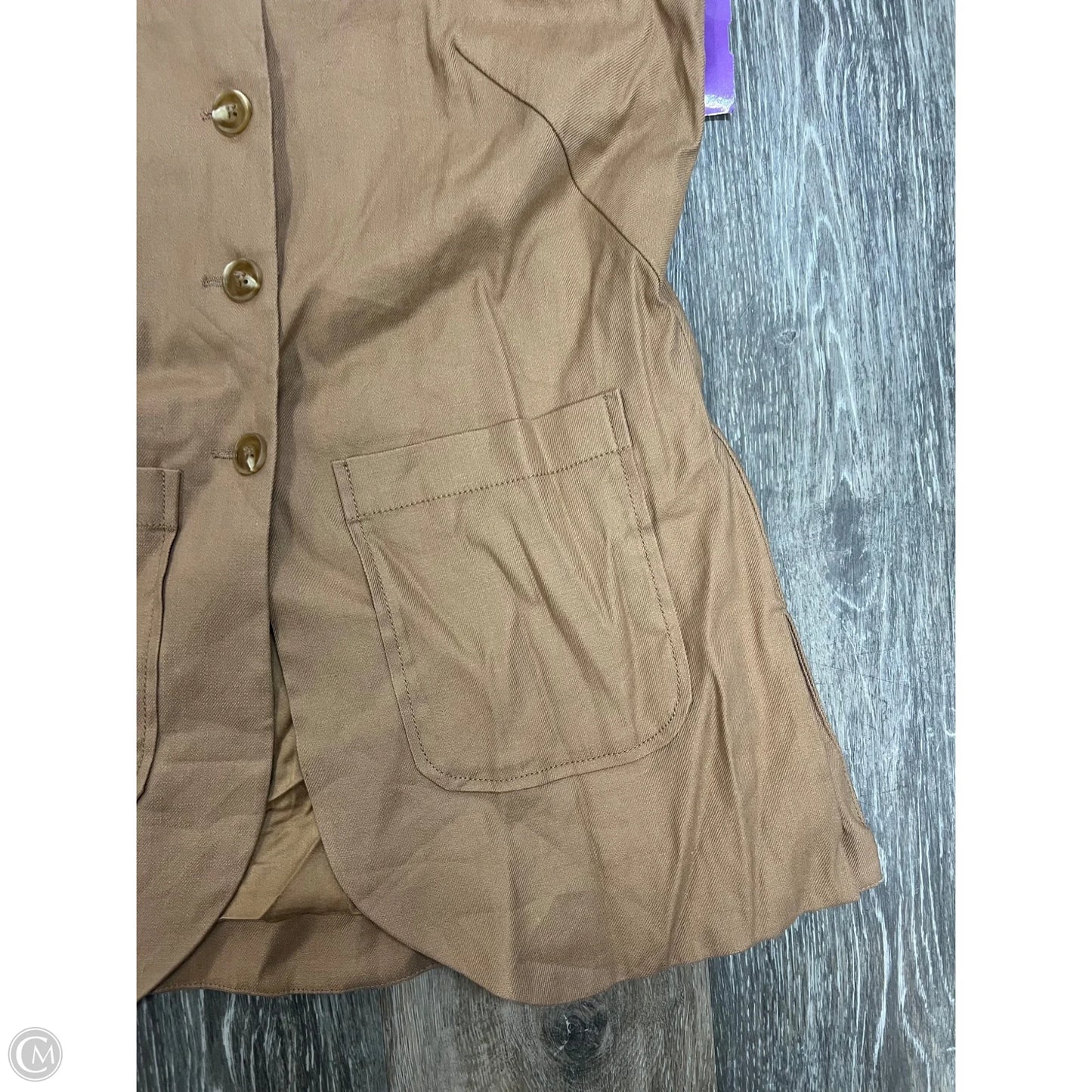 Vest Other By Maeve In Tan, Size: Xs