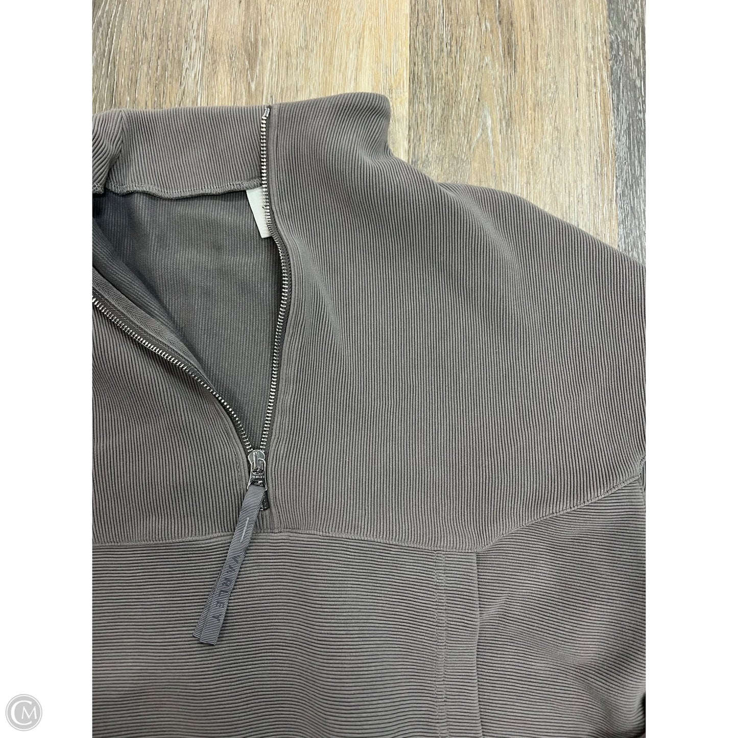 Sweatshirt Collar By Varley In Taupe Size: M