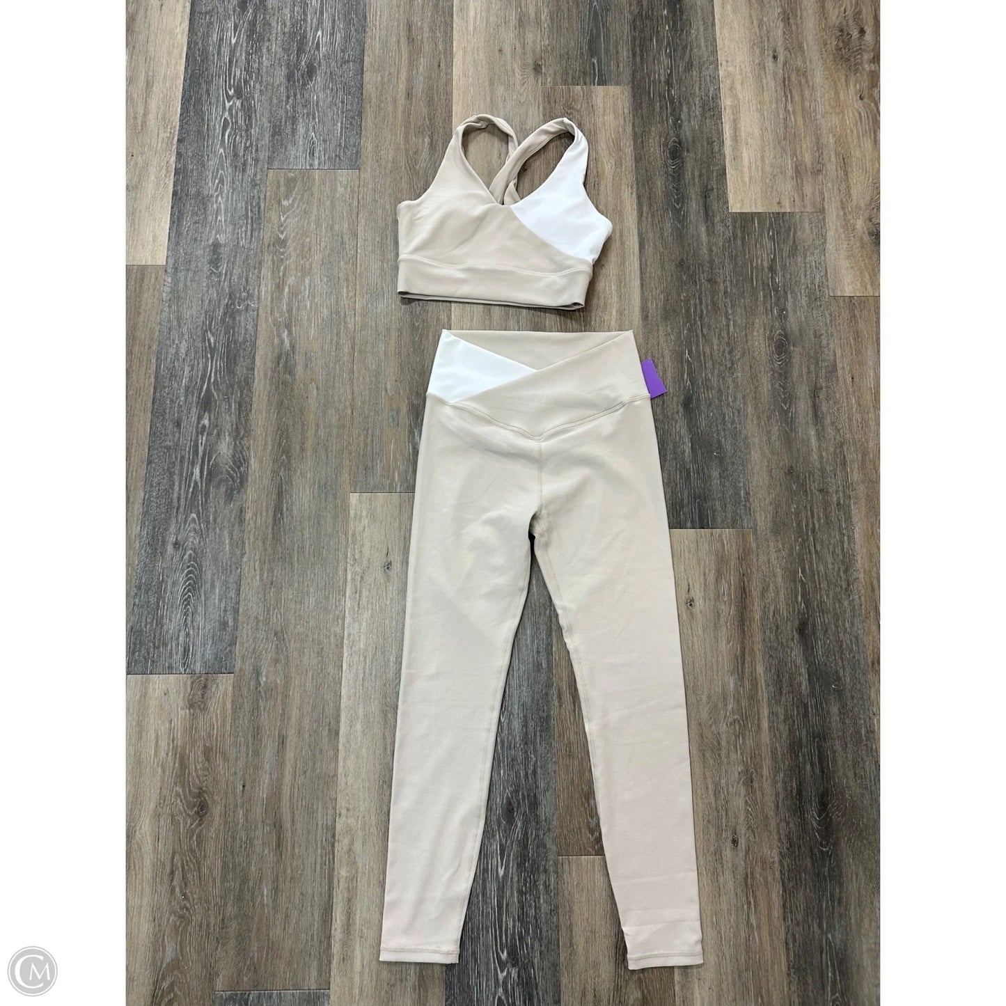 Athletic Pants 2pc By Wilo In Tan, Size: M