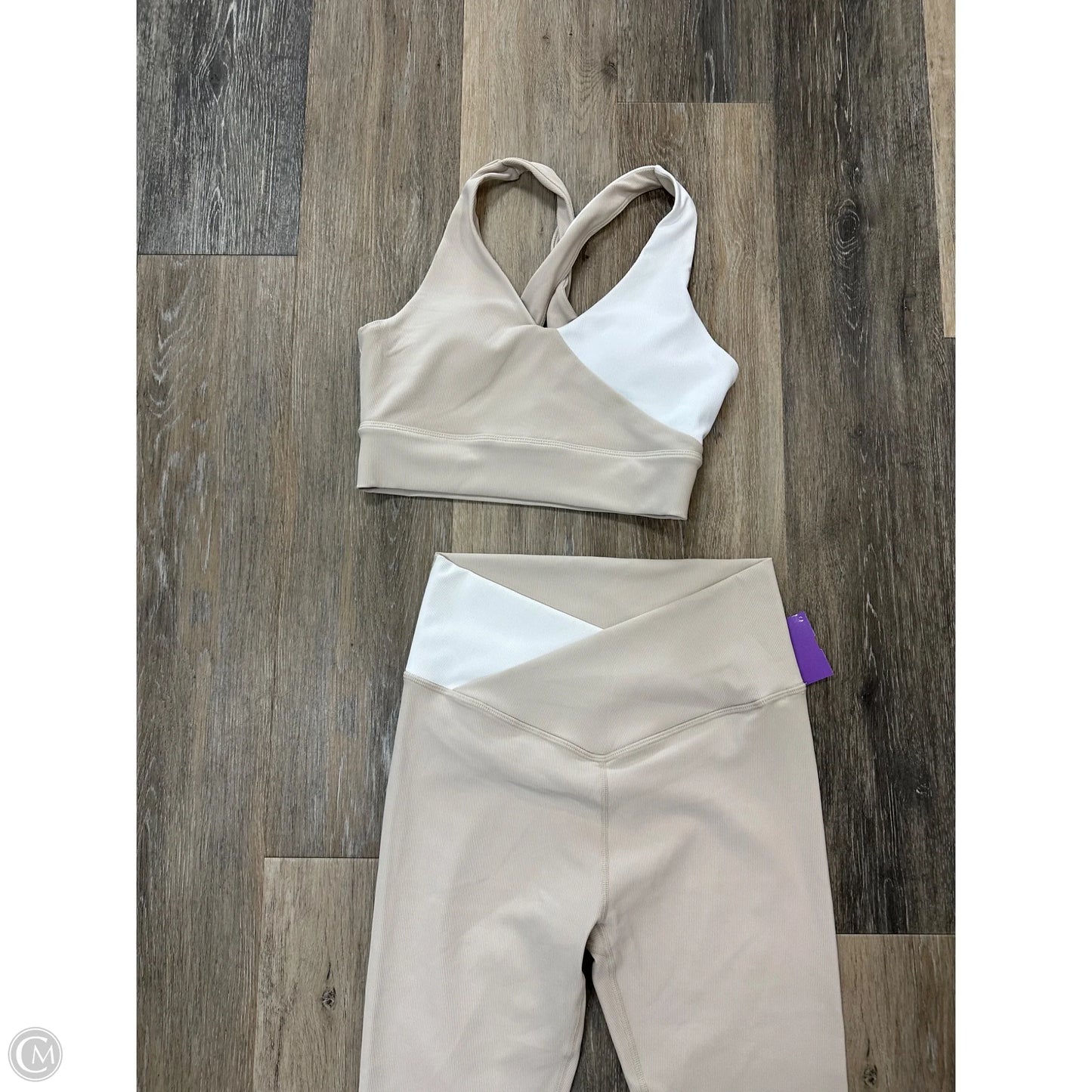 Athletic Pants 2pc By Wilo In Tan, Size: M